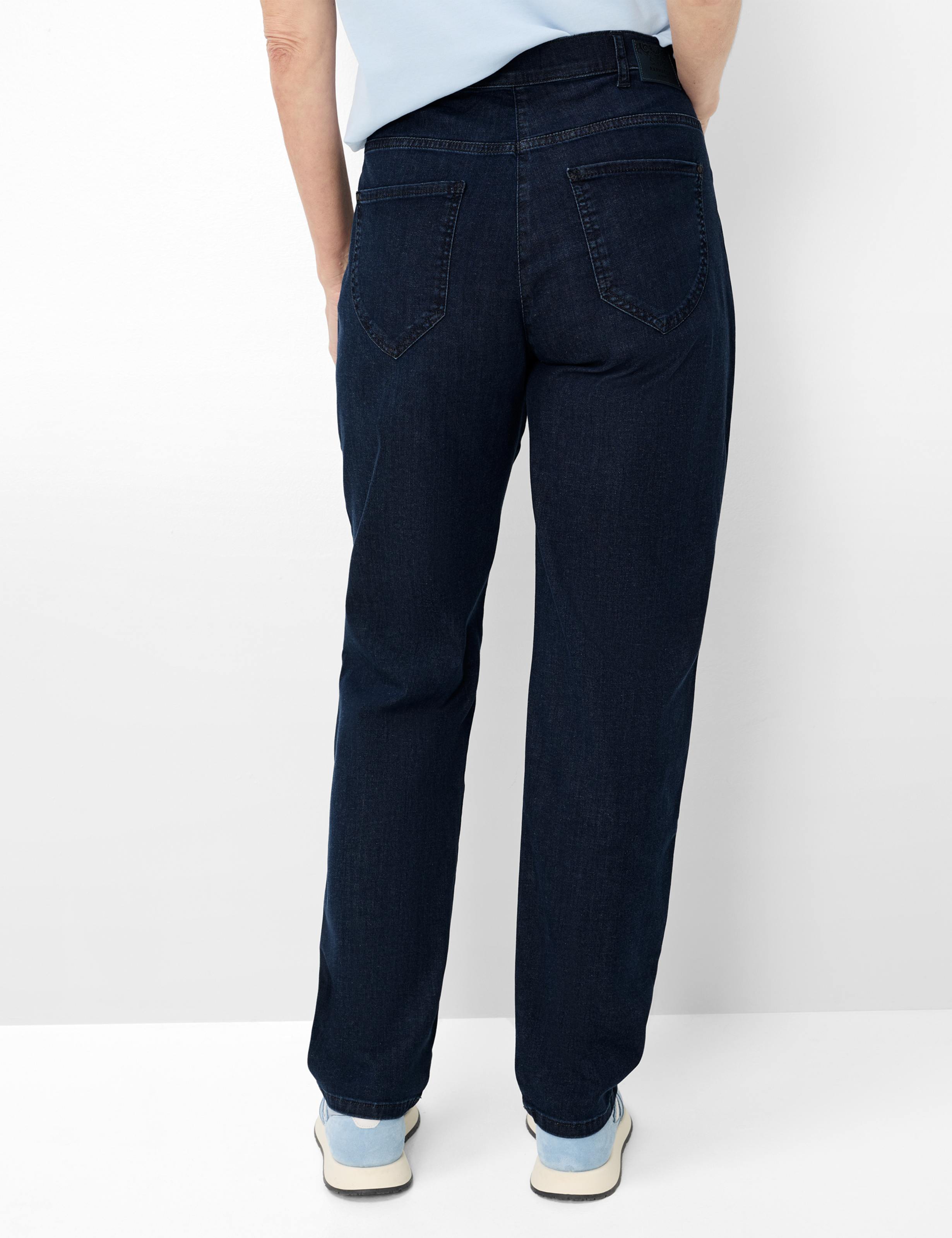 Thumbnail - Raphaela by Brax Damen Five-Pocket-Hose Style CORRY DARK BLUE SLIGHTLY USED, denim dunkelblau, Gr. 52