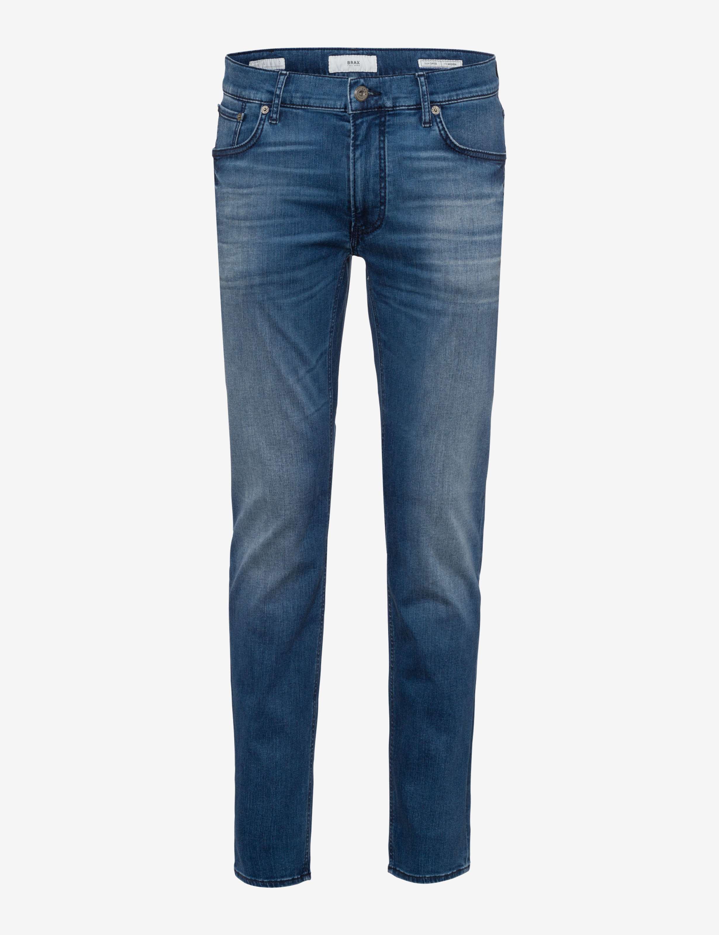 Men Style CHUCK Denim Blue Modern Fit Stand-alone front view