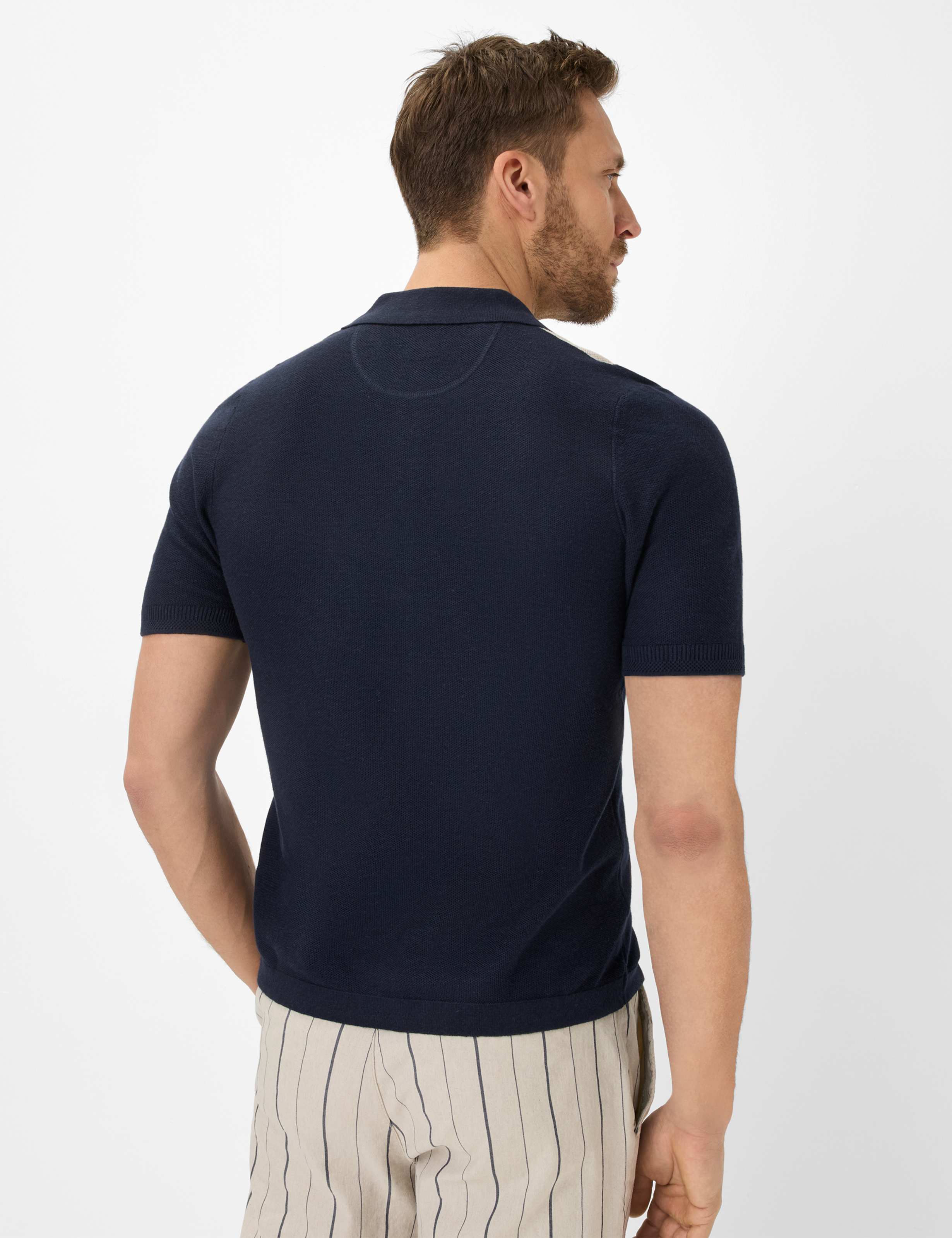 Men Style JARED Dark Blue  Model back