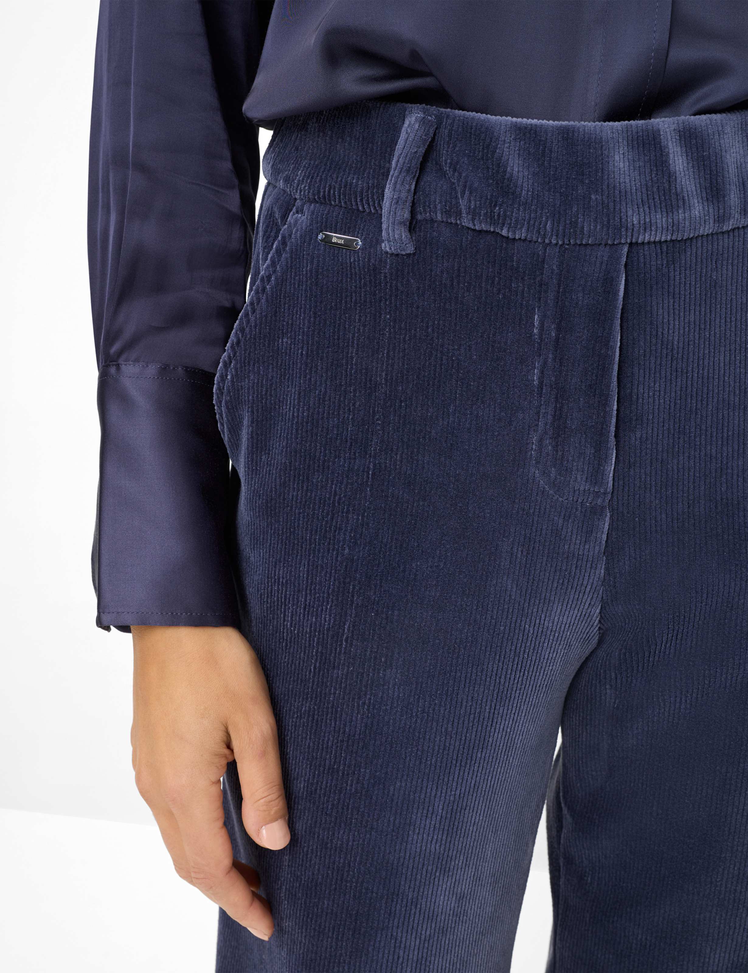 Damen Style MAINE Dunkelblau Wide Leg Detail 2