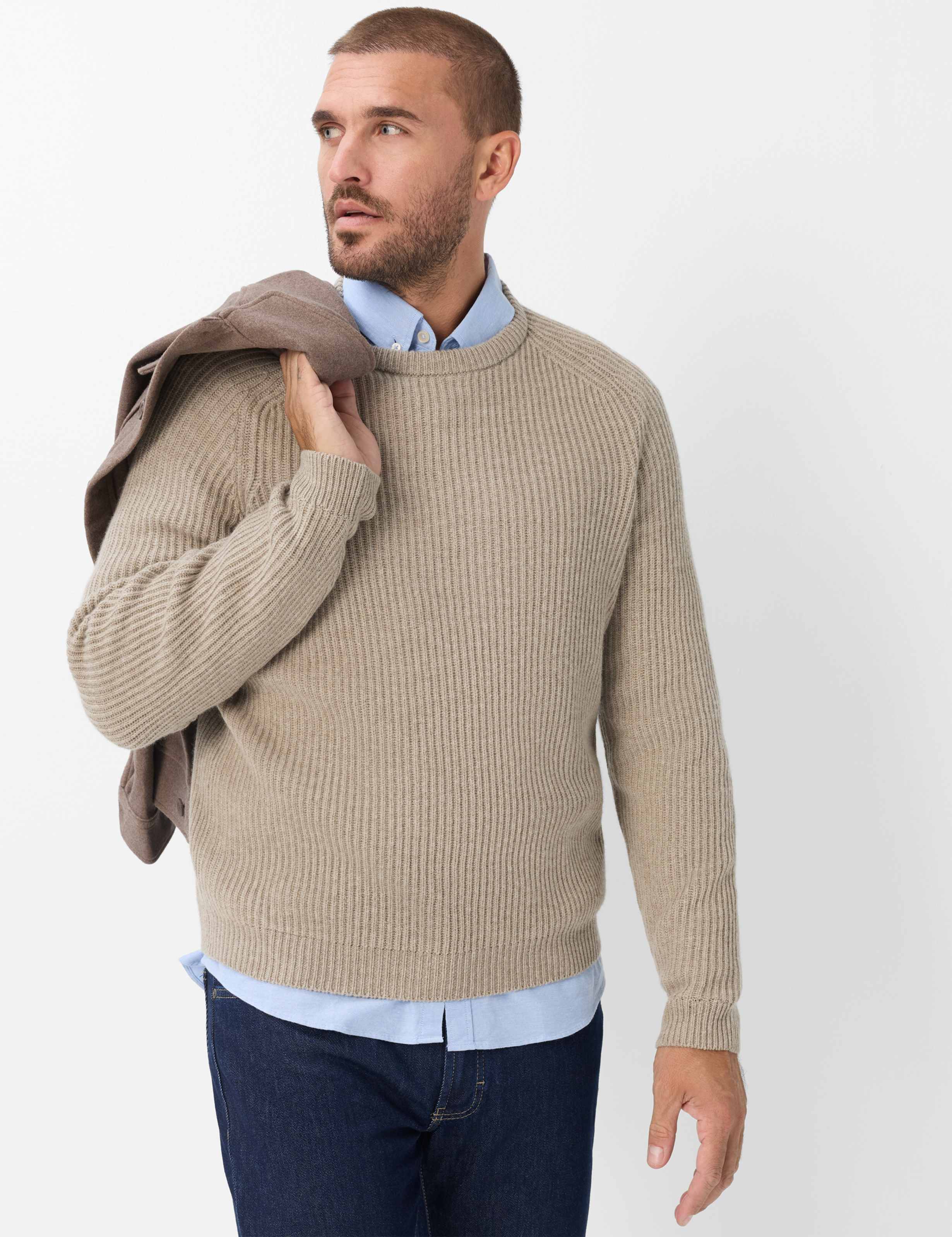 Herren Style ROCCO Hellbraun  Model Front