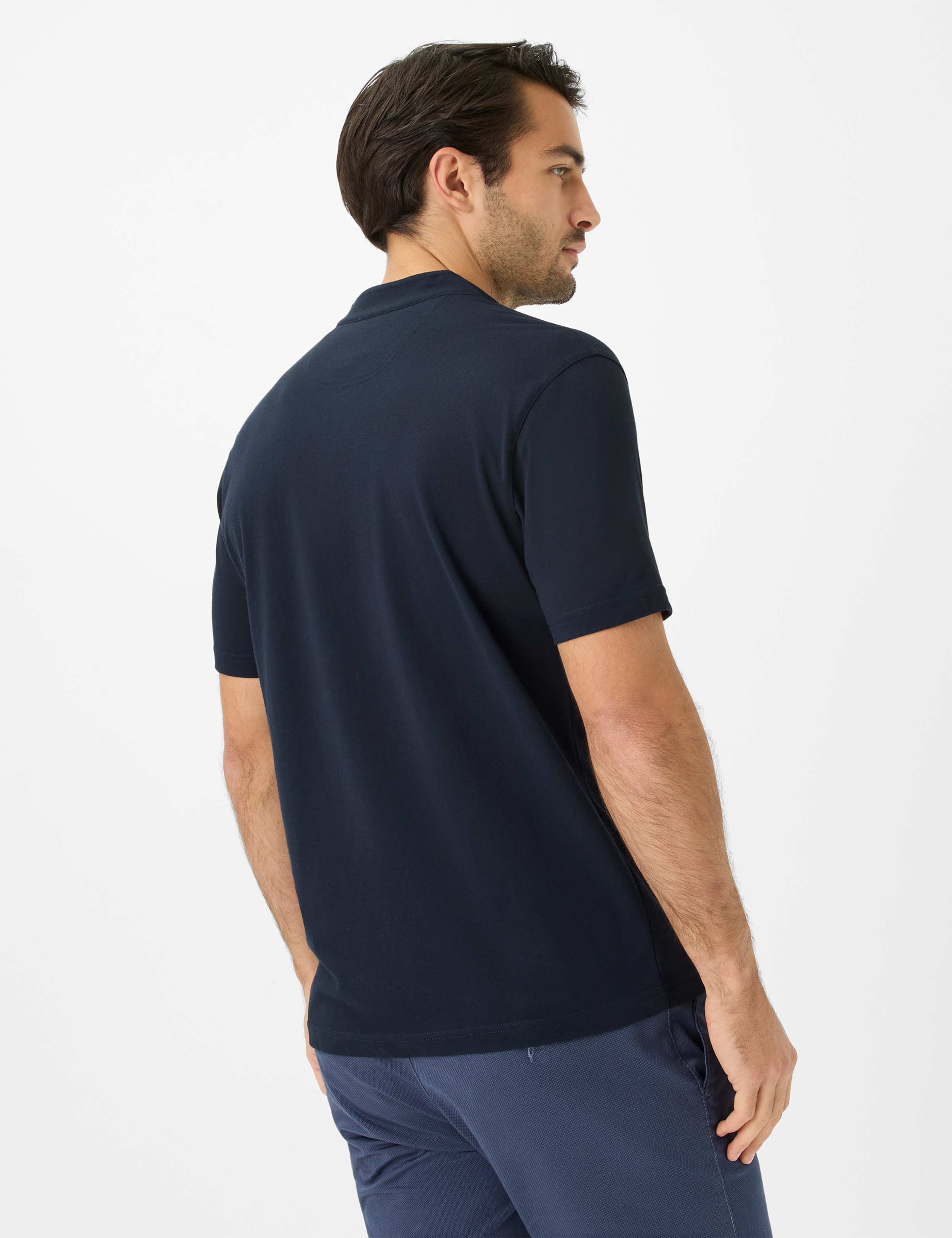 Men Style PELE Dark Blue  Model back