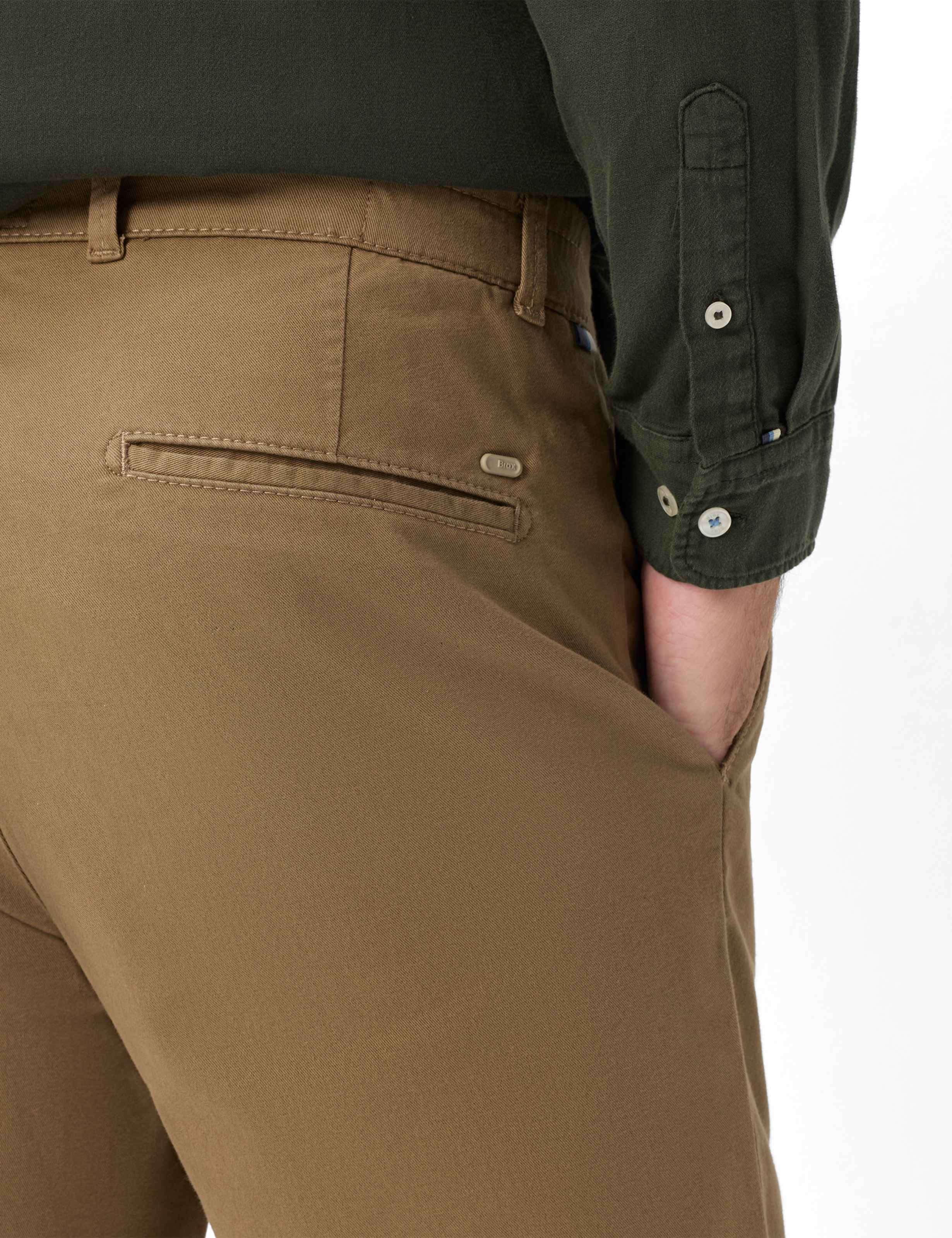Homme Style TINO Marron Tapered Fit Détail 2