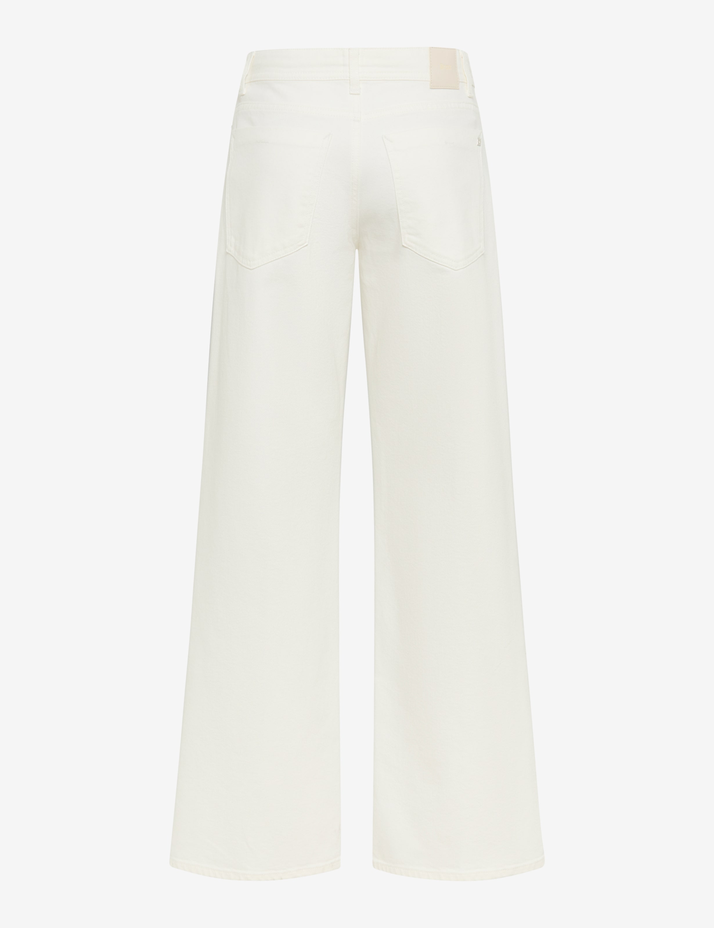 Women Style MORGAN Cream White Wide Leg Stand-alone rear view