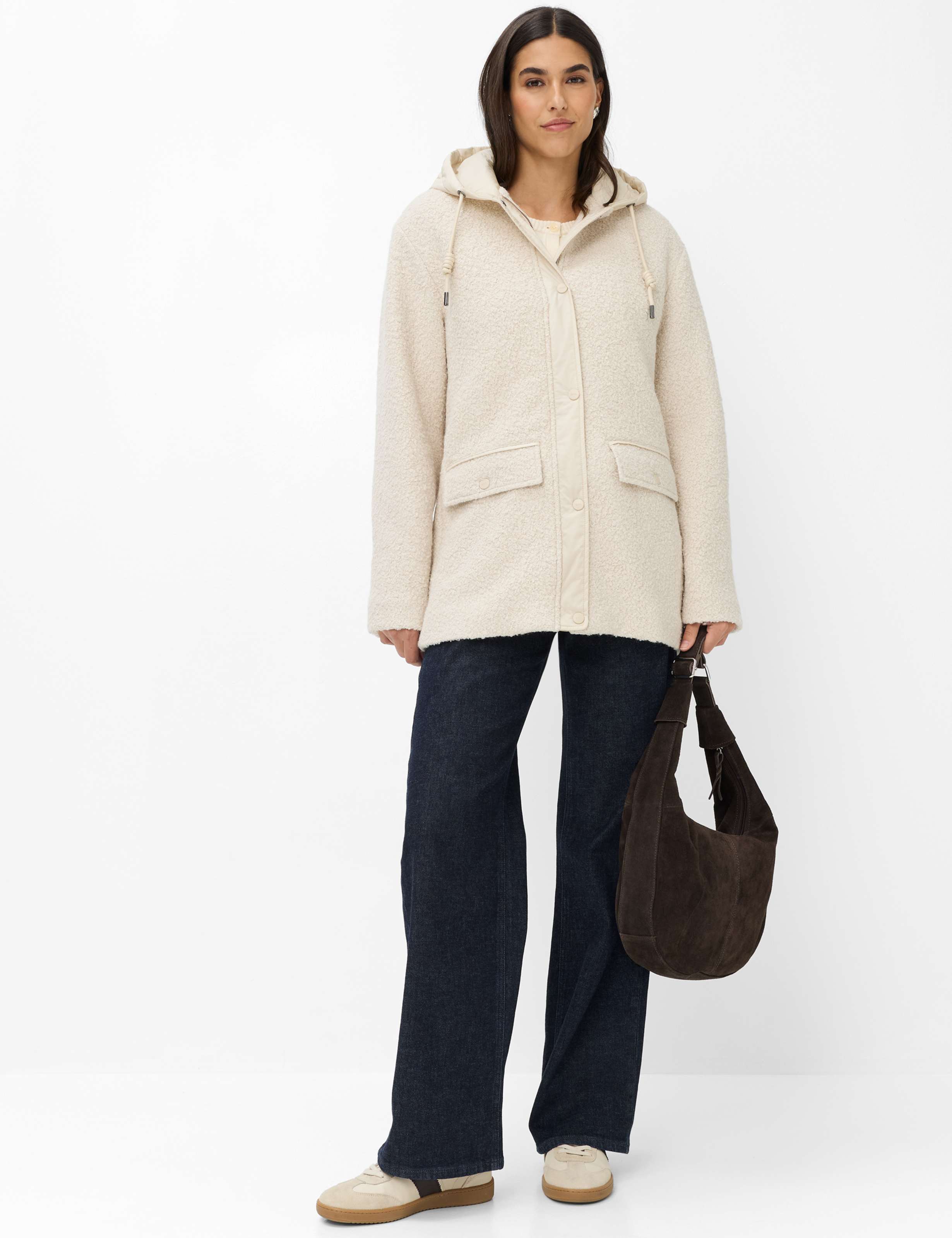 Dames Style HAILEY Crème Wit  Model outfit