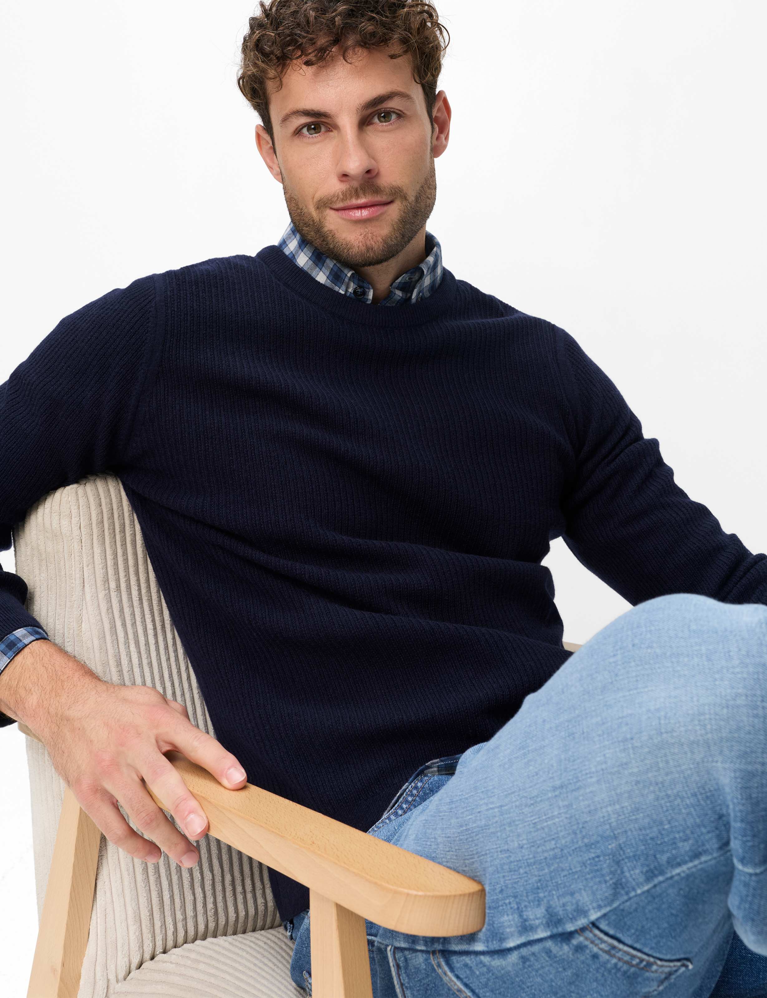 Herren Style RICK Dunkelblau  Detail 1