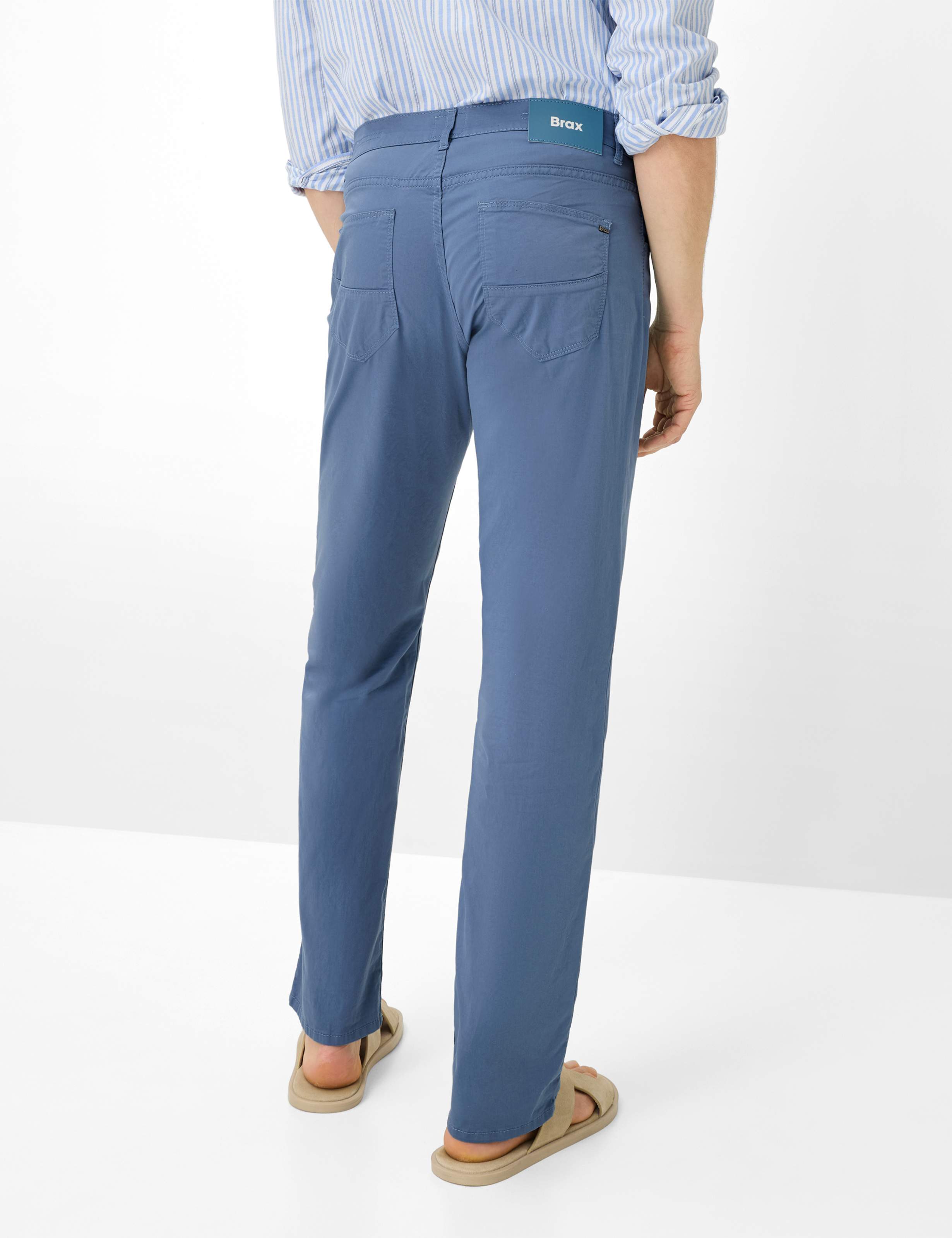 Men s Fashion Pants Style CADIZ Blue Straight Fit At Brax 