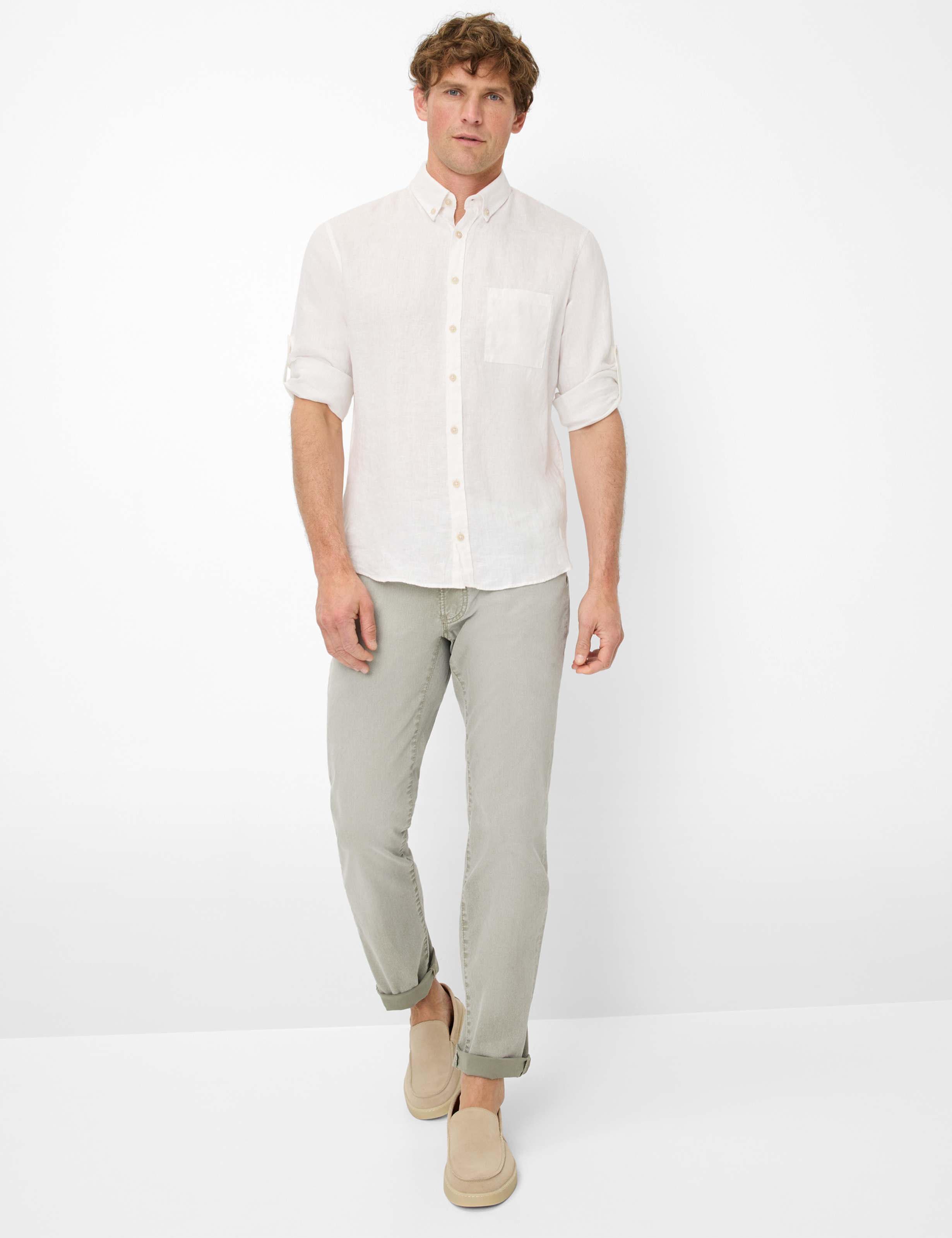 Herren Style DIRK Weiß  Model Outfit