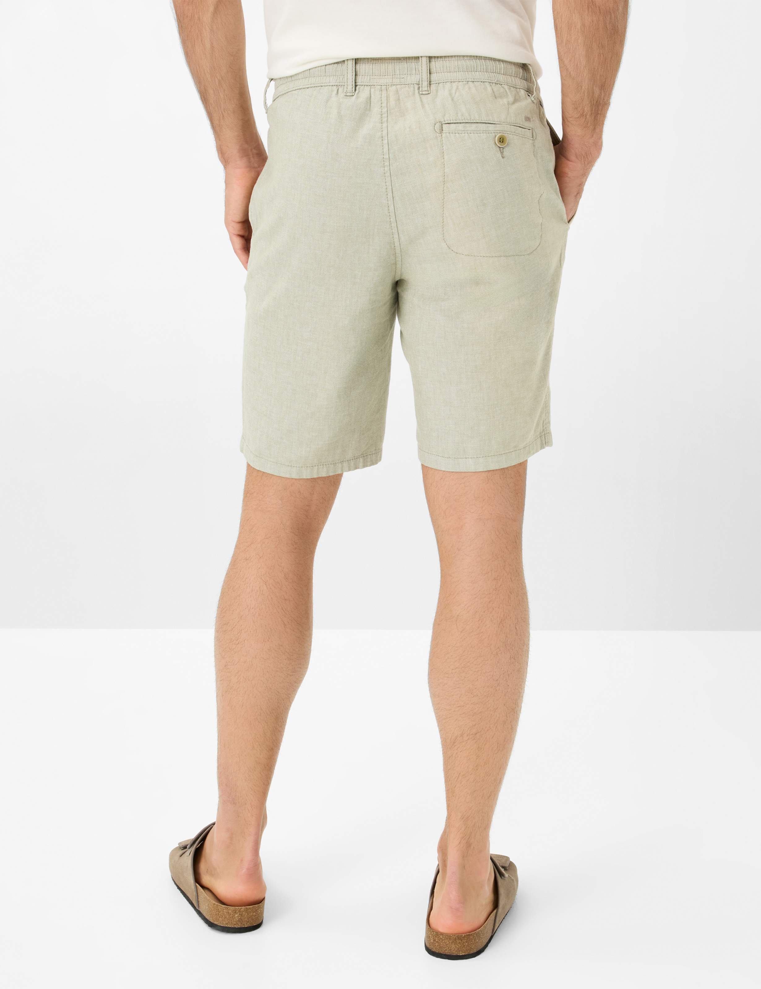 Men Style BALU Light Green Modern Fit Model back