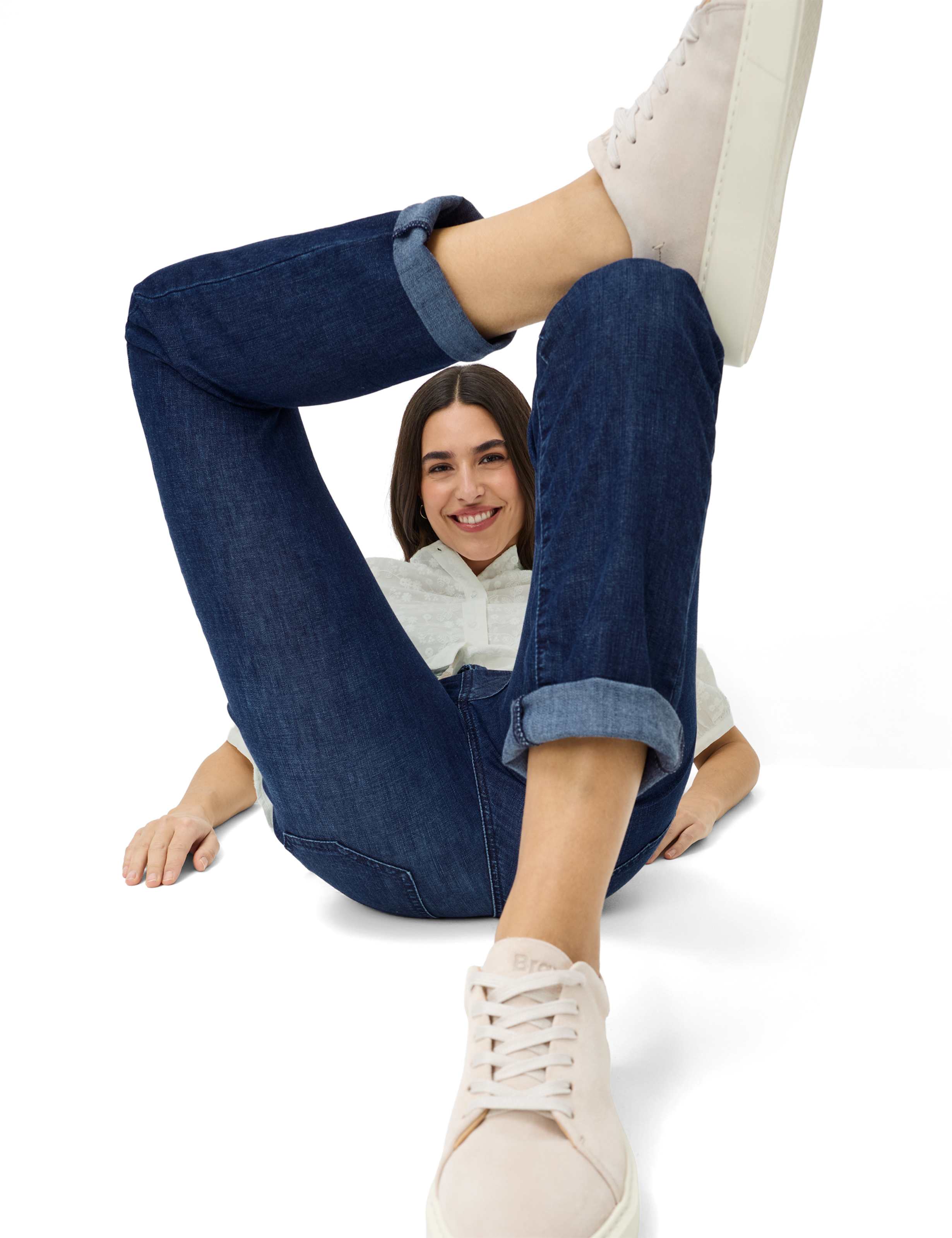 Dame Style MARY Denim Mørkeblå Regular Fit Detalje 1