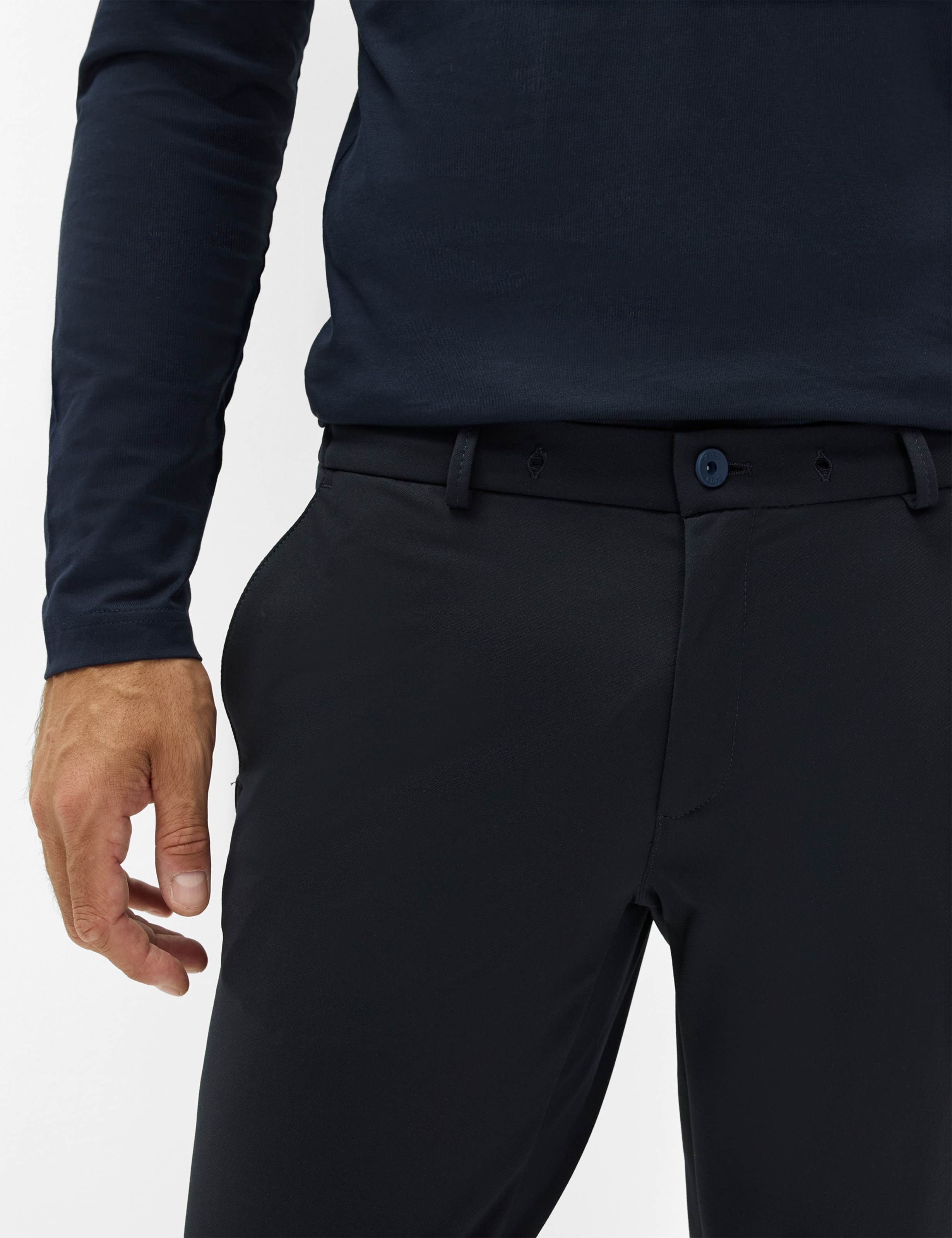 Heren Style SILVIO Donkerblauw Relaxed Fit Detail 1