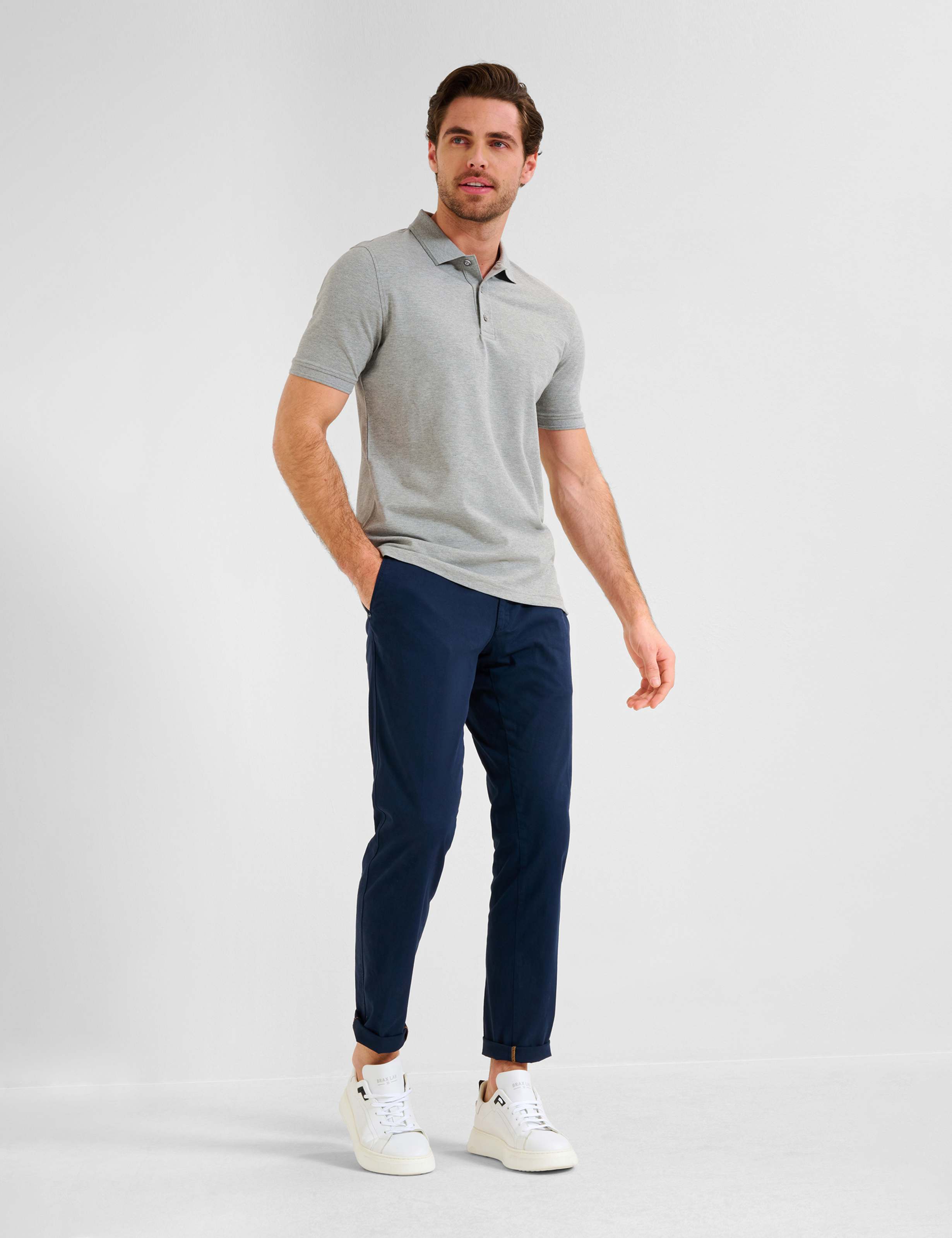 Herren Style PETE Hellgrau  Model Outfit