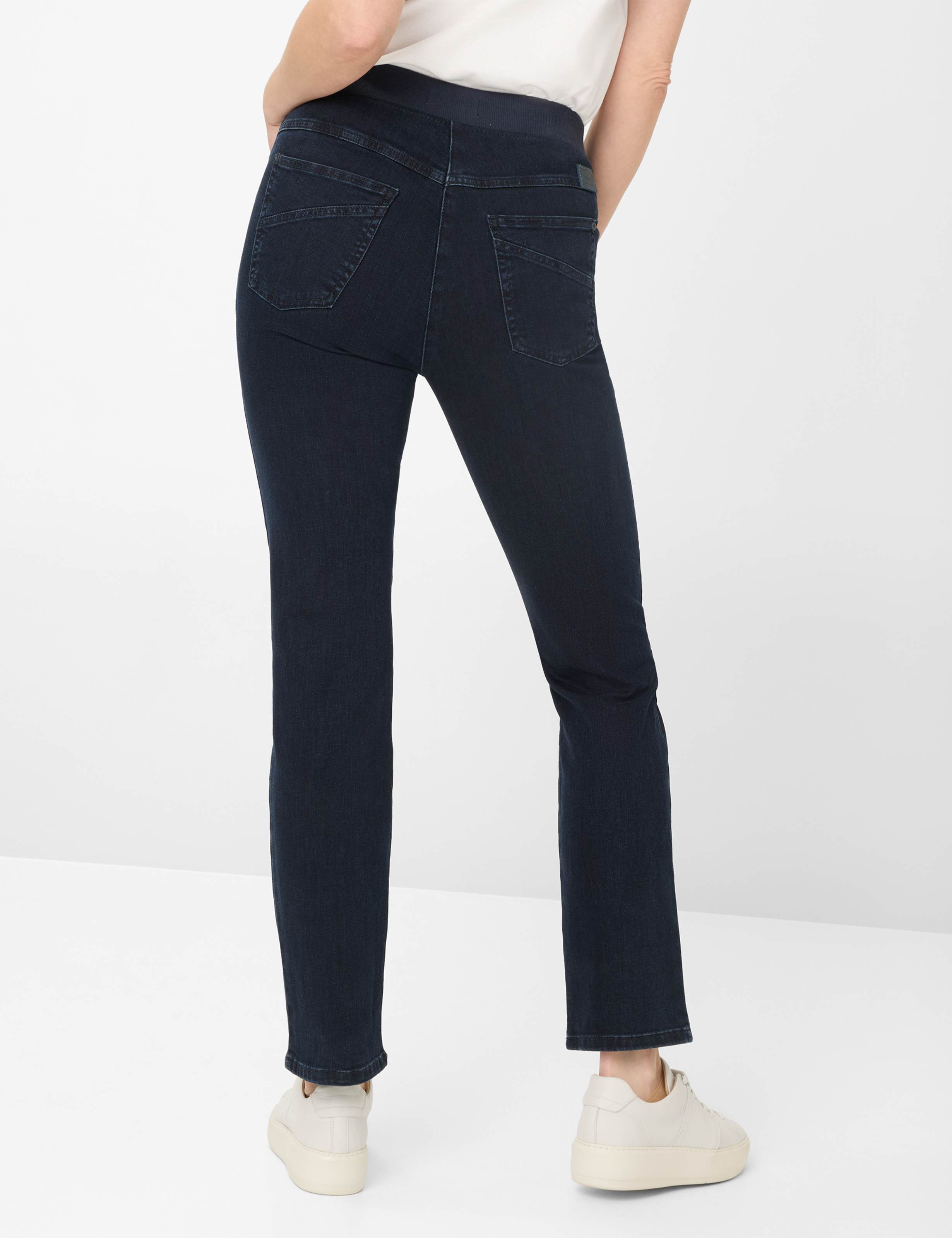 Damen Style PAMINA Denim Dunkelblau  Model Rueck