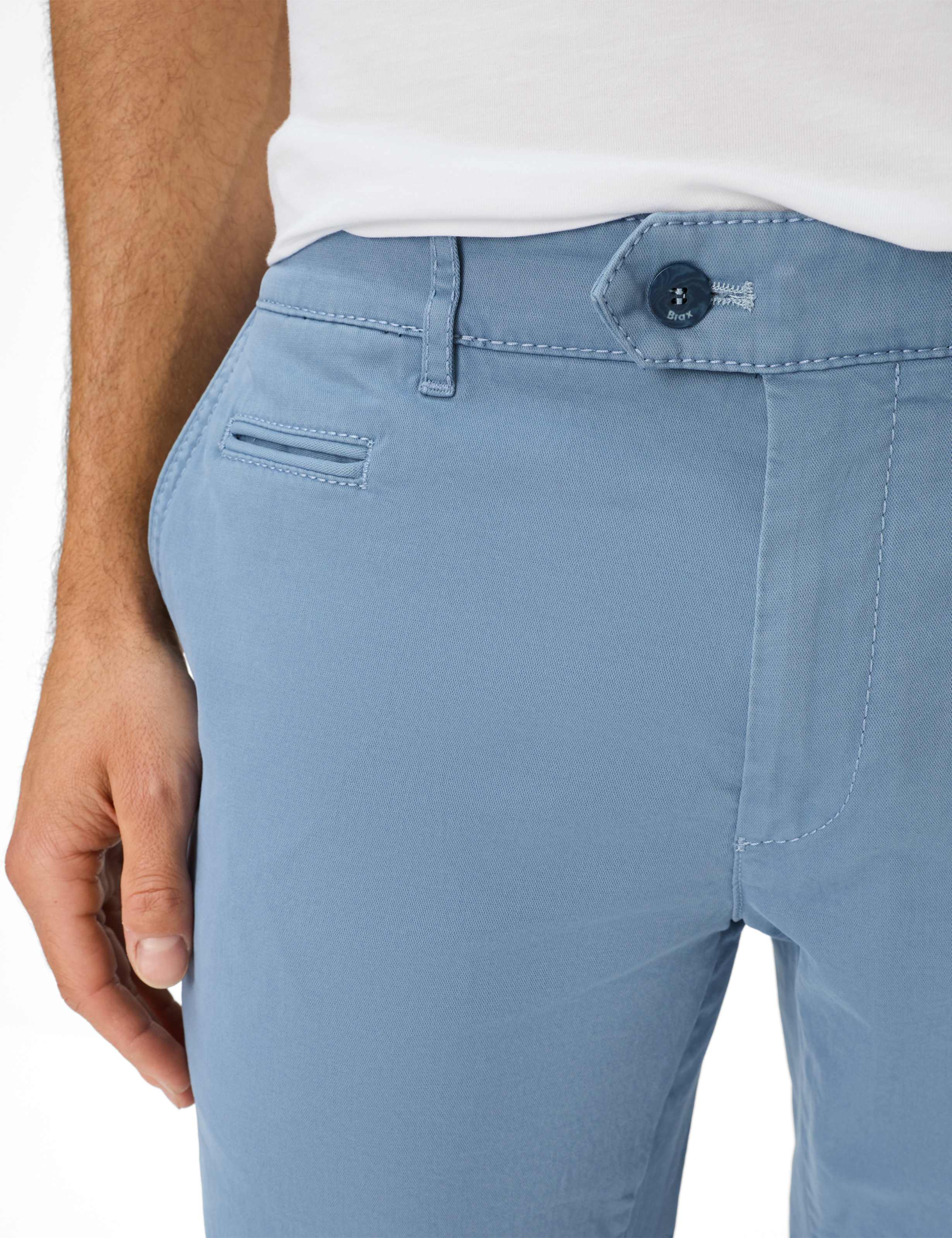 Heren Style EVEREST Lichtblauw Regular Fit Detail 2