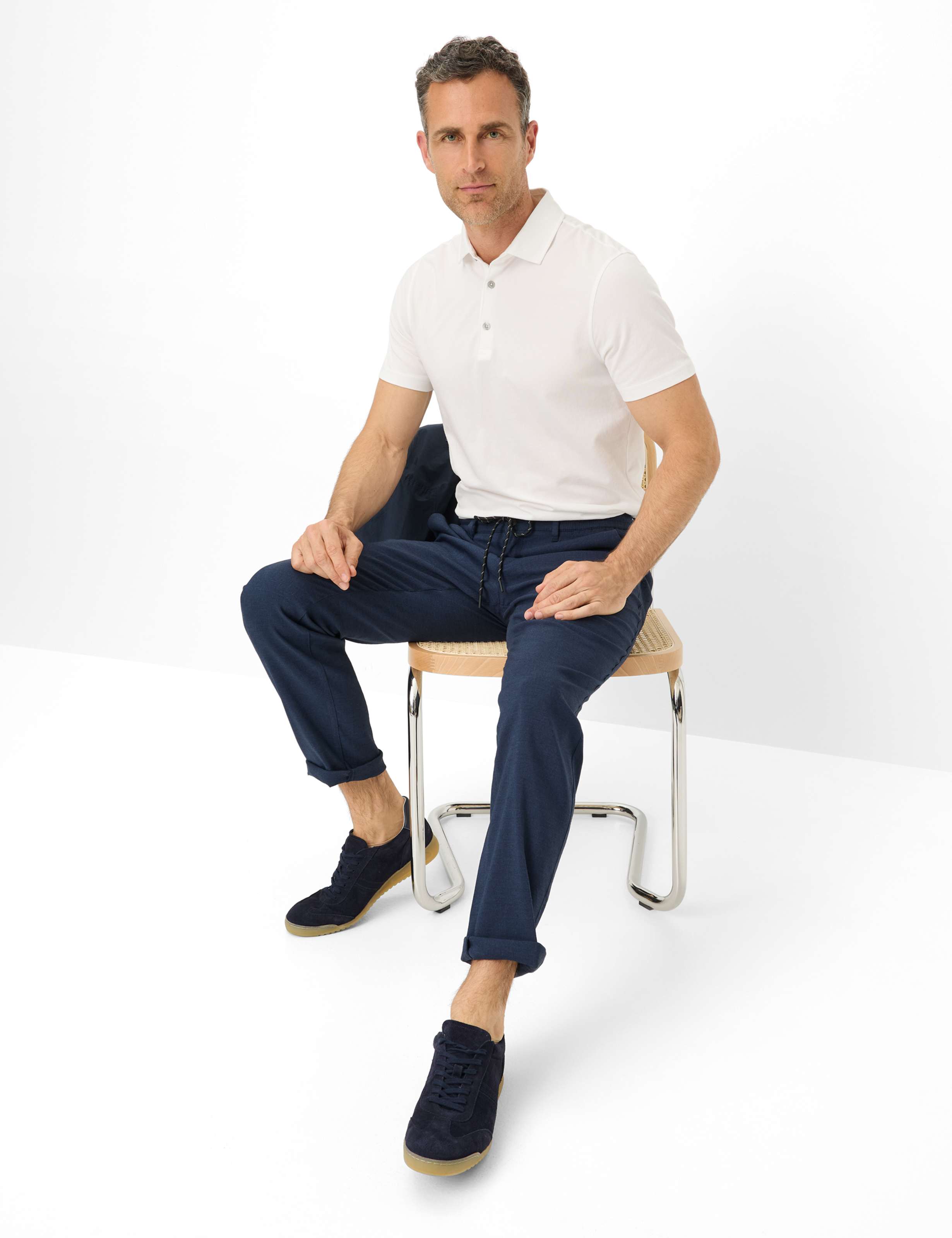 Herren Style TILL Dunkelblau Regular Fit Detail 1