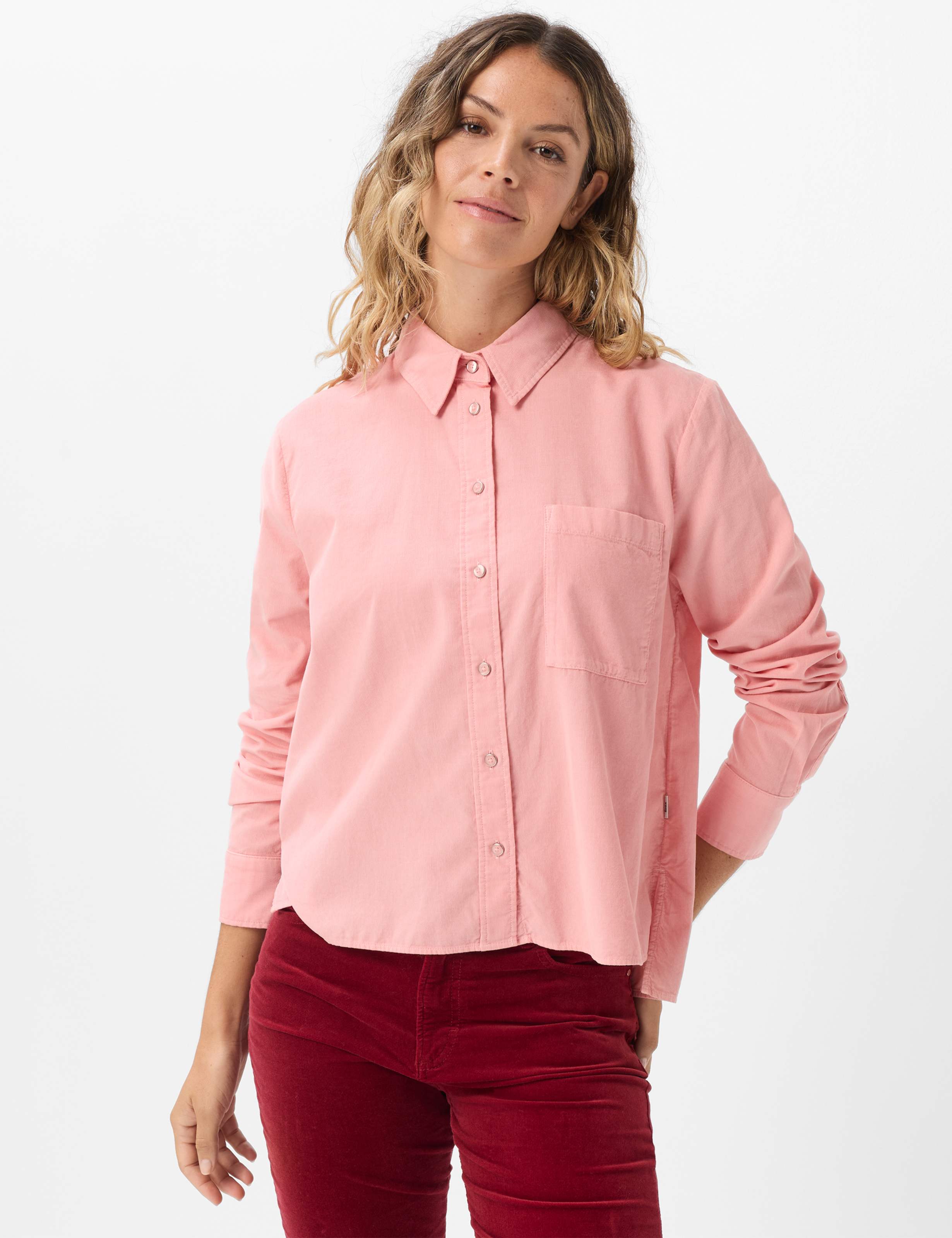 Brax Dames Blouse  Style VICA flamingo, roze, maat 34