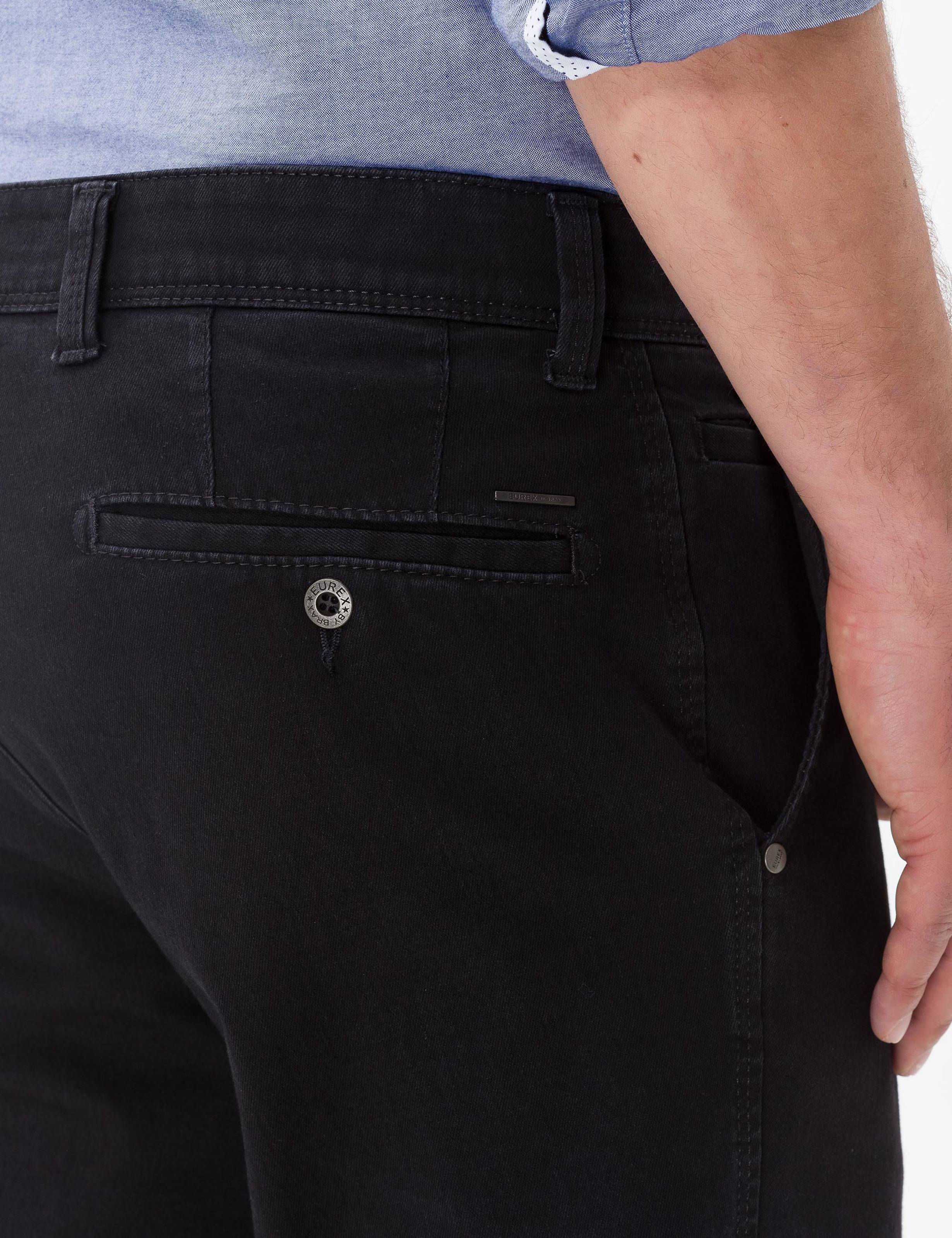 Herren Style JIM Denim Schwarz Regular Fit Detail 1