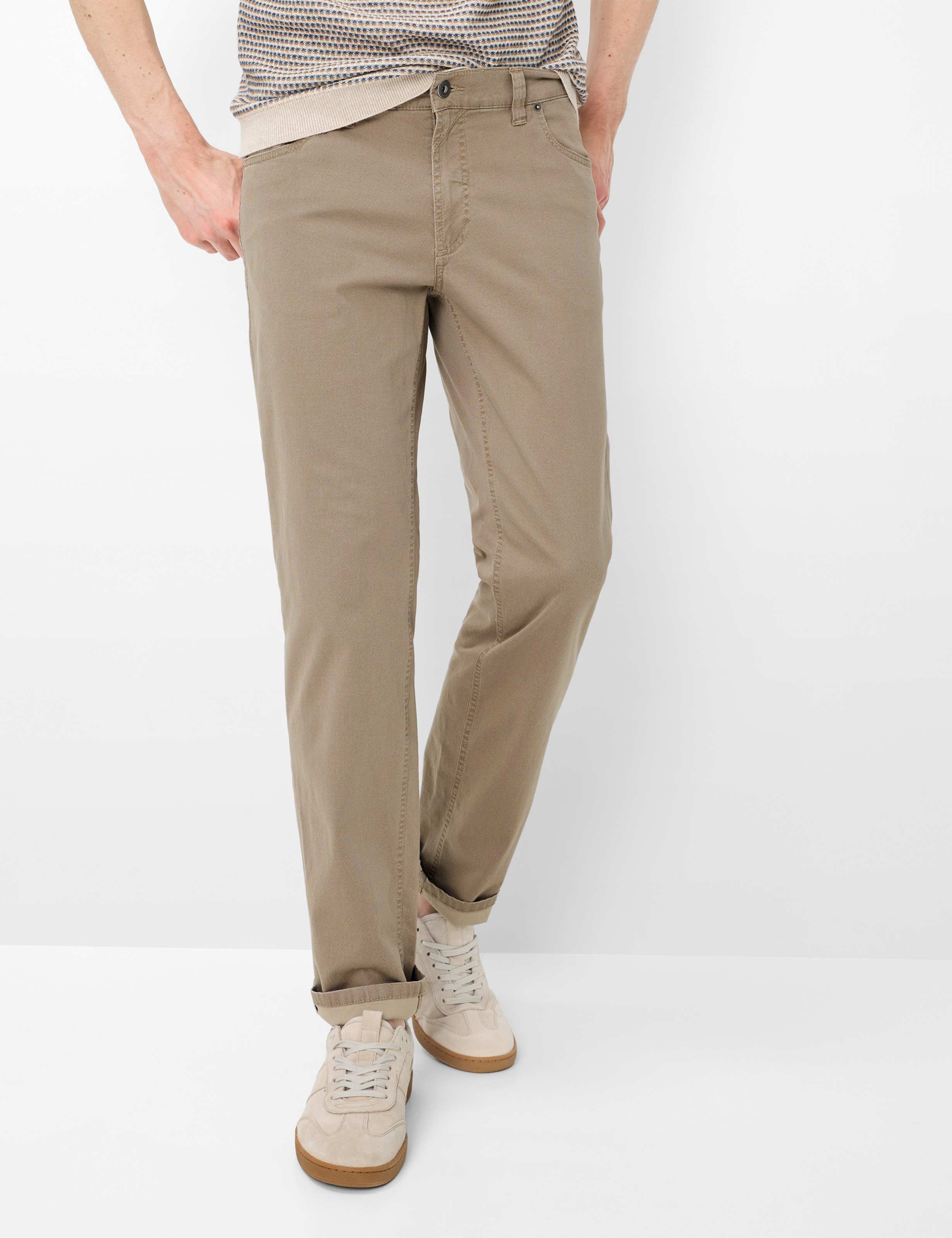 Thumbnail - Eurex by Brax Herren Five-Pocket-Hose Style LUKE TAUPE, hellbraun, Gr. 26U