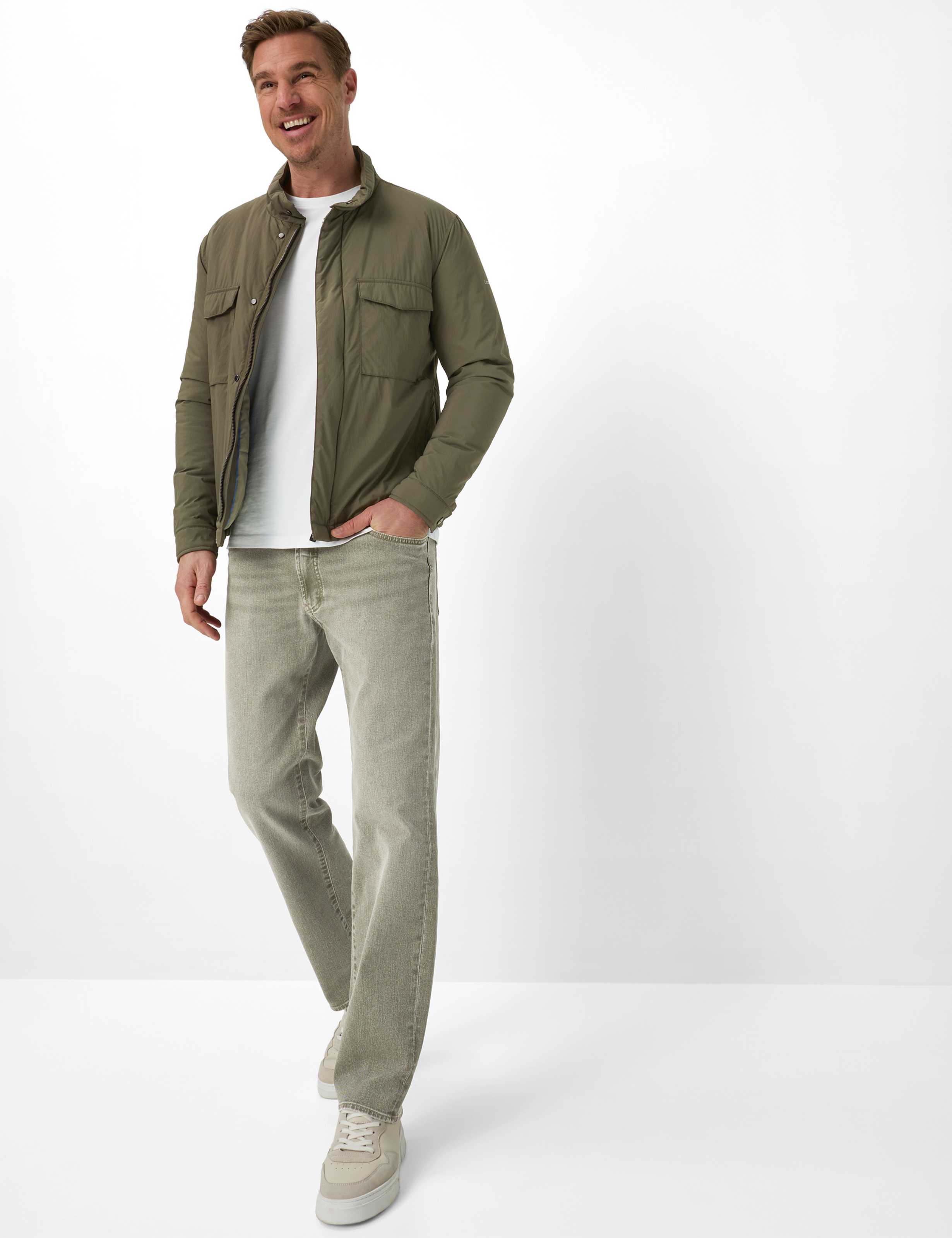 Homme Style FRANCO Vert - Olive  Tenue du mannequin