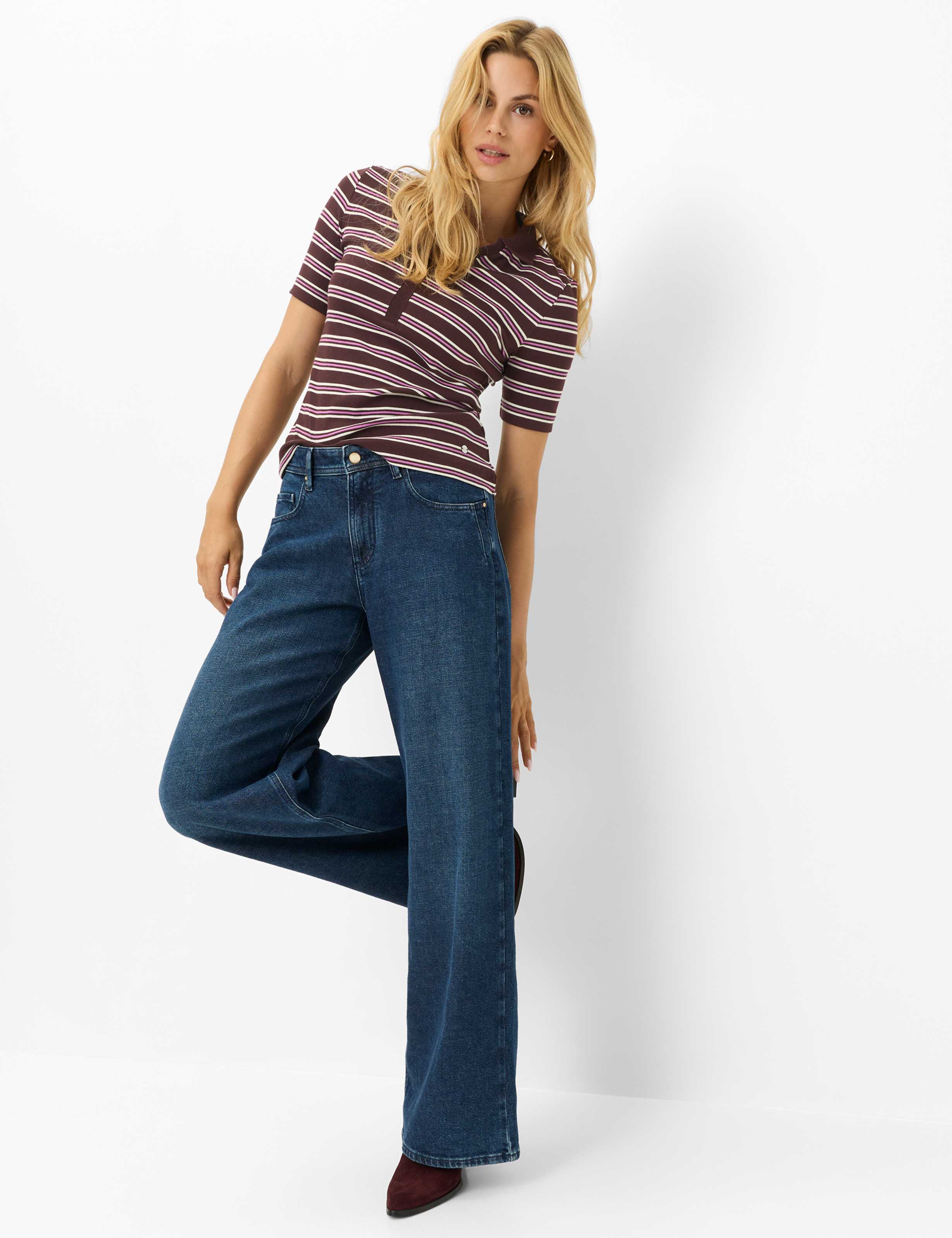 Femme Style CLEO S Violette Foncé  Tenue du mannequin