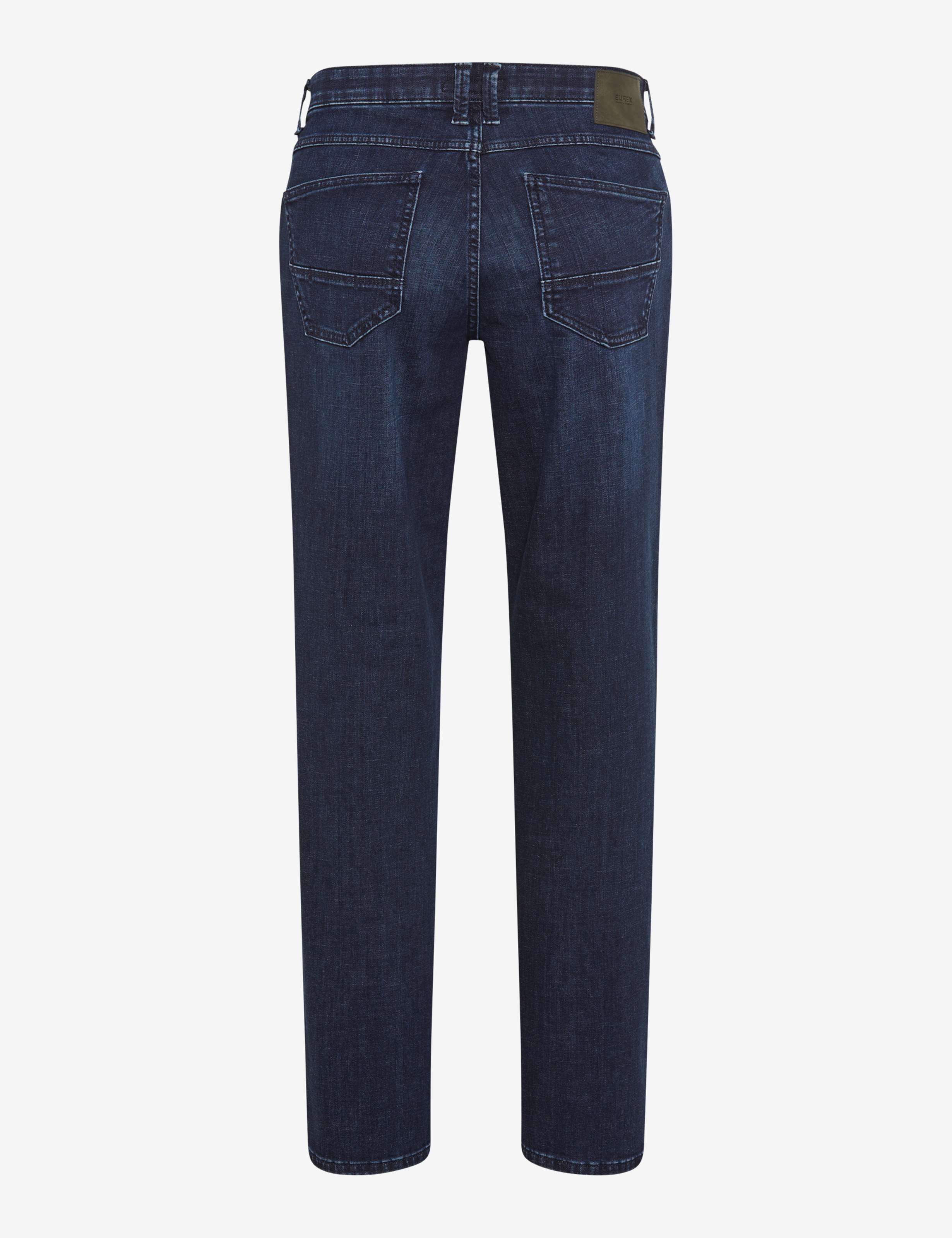 Men Style LUKE Denim Dark Blue Modern Fit Stand-alone rear view