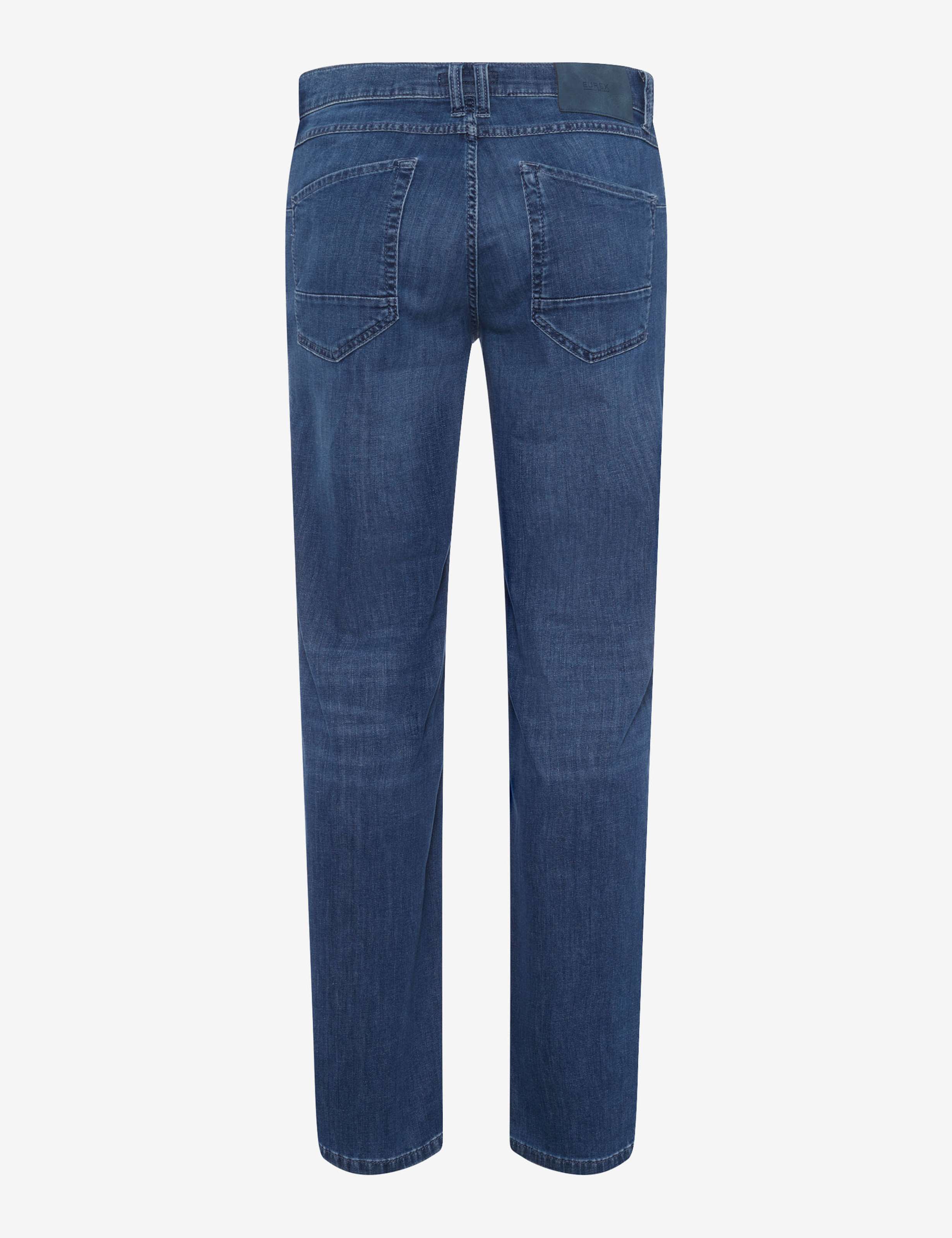 Men Style LASSE Denim Blue Regular Fit Stand-alone rear view