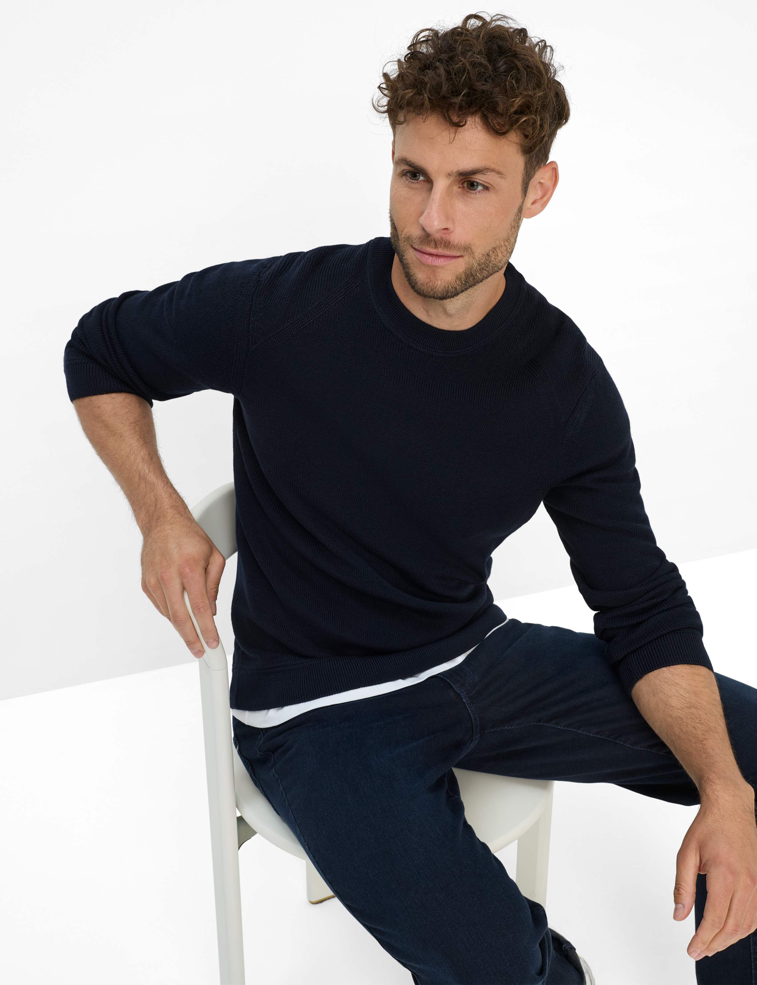 Herren Style ROY Dunkelblau  Detail 1