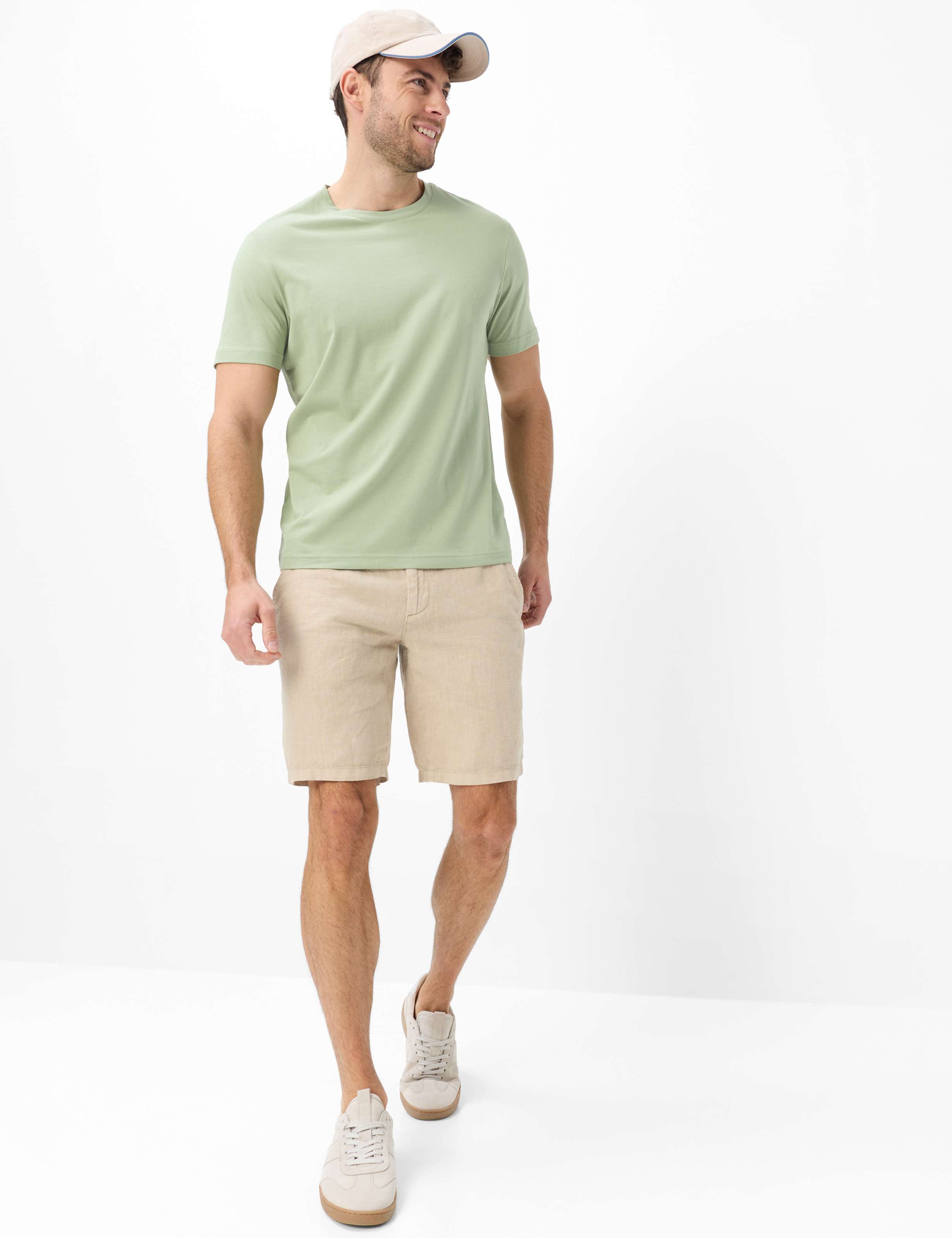 Herren Style TED Hellgrün  Model Outfit