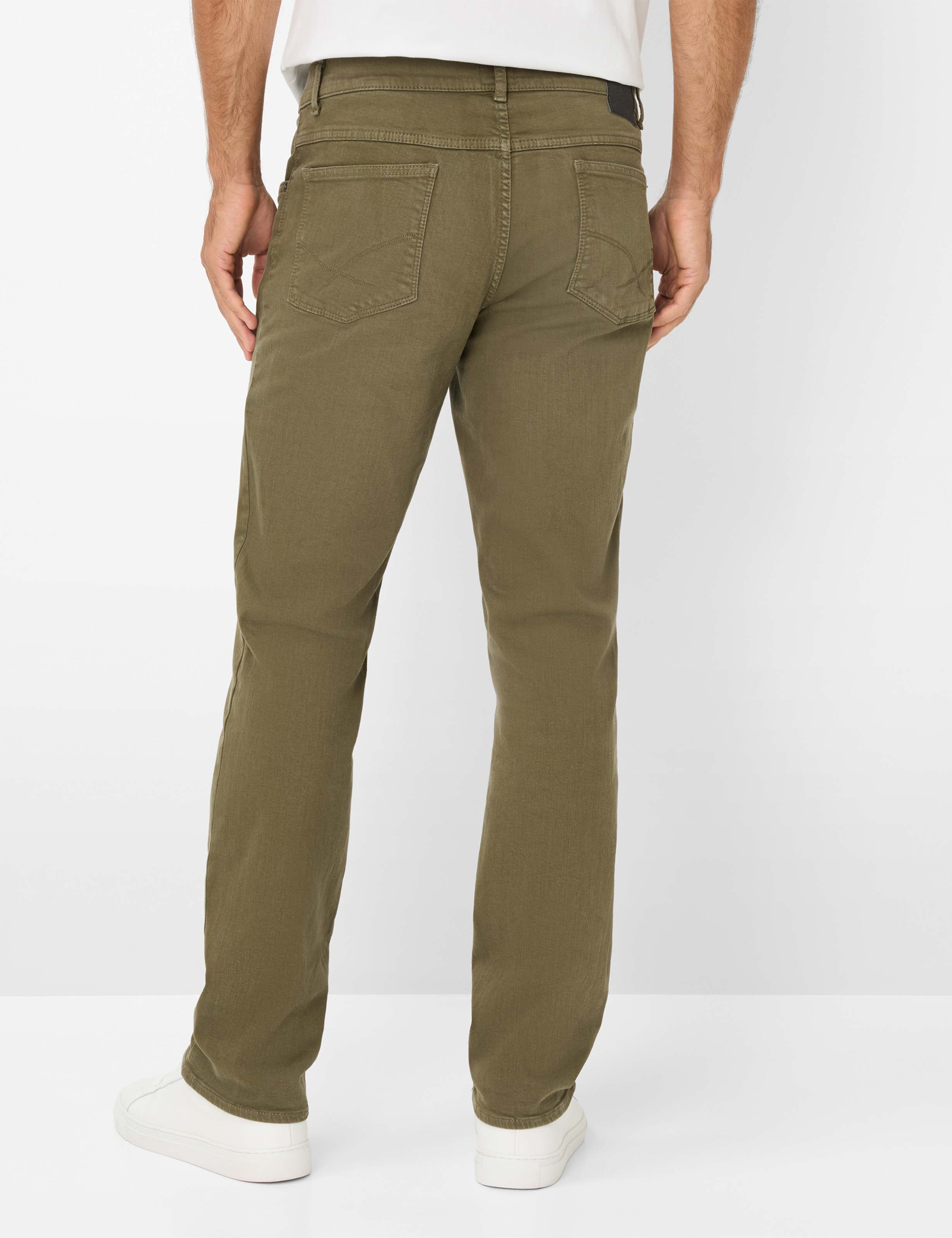 Thumbnail - Brax Herren Five-Pocket-Hose Style COOPER OLIVE Denim Grün Oliv, denim grün - oliv, Gr. 40/38