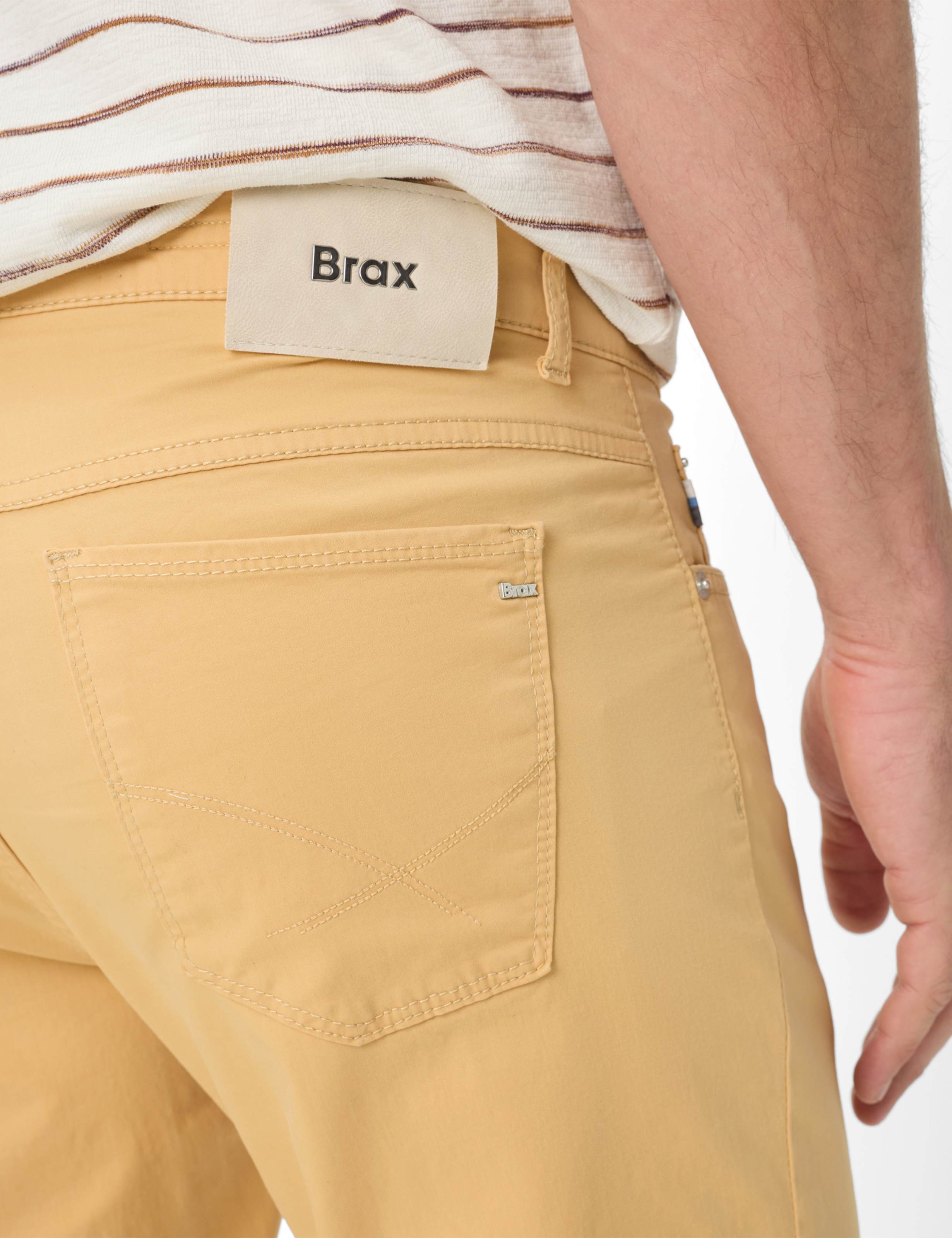 Herren Style COOPER Gelb Regular Fit Detail 2