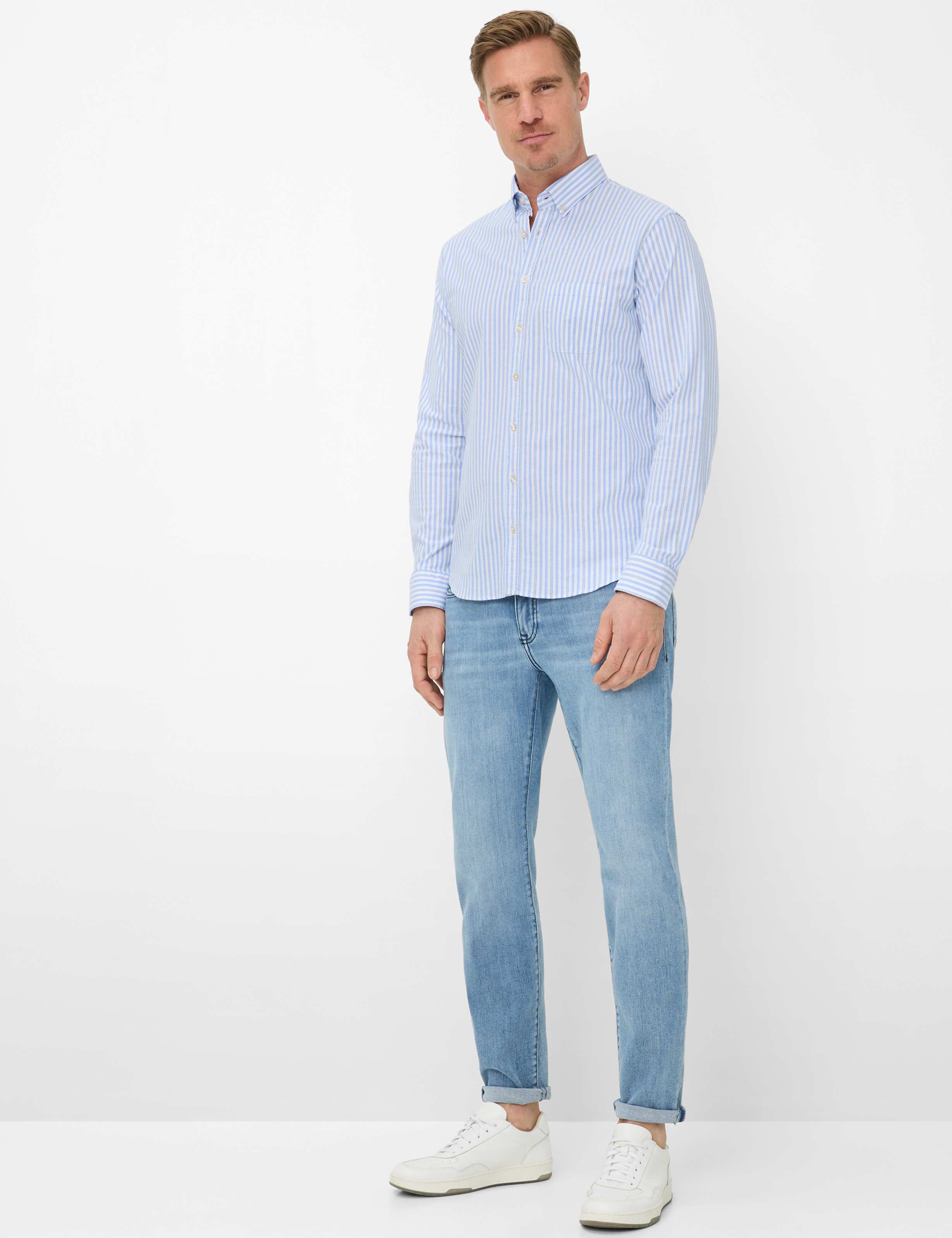 Heren Style DANIEL Lichtblauw  Model outfit