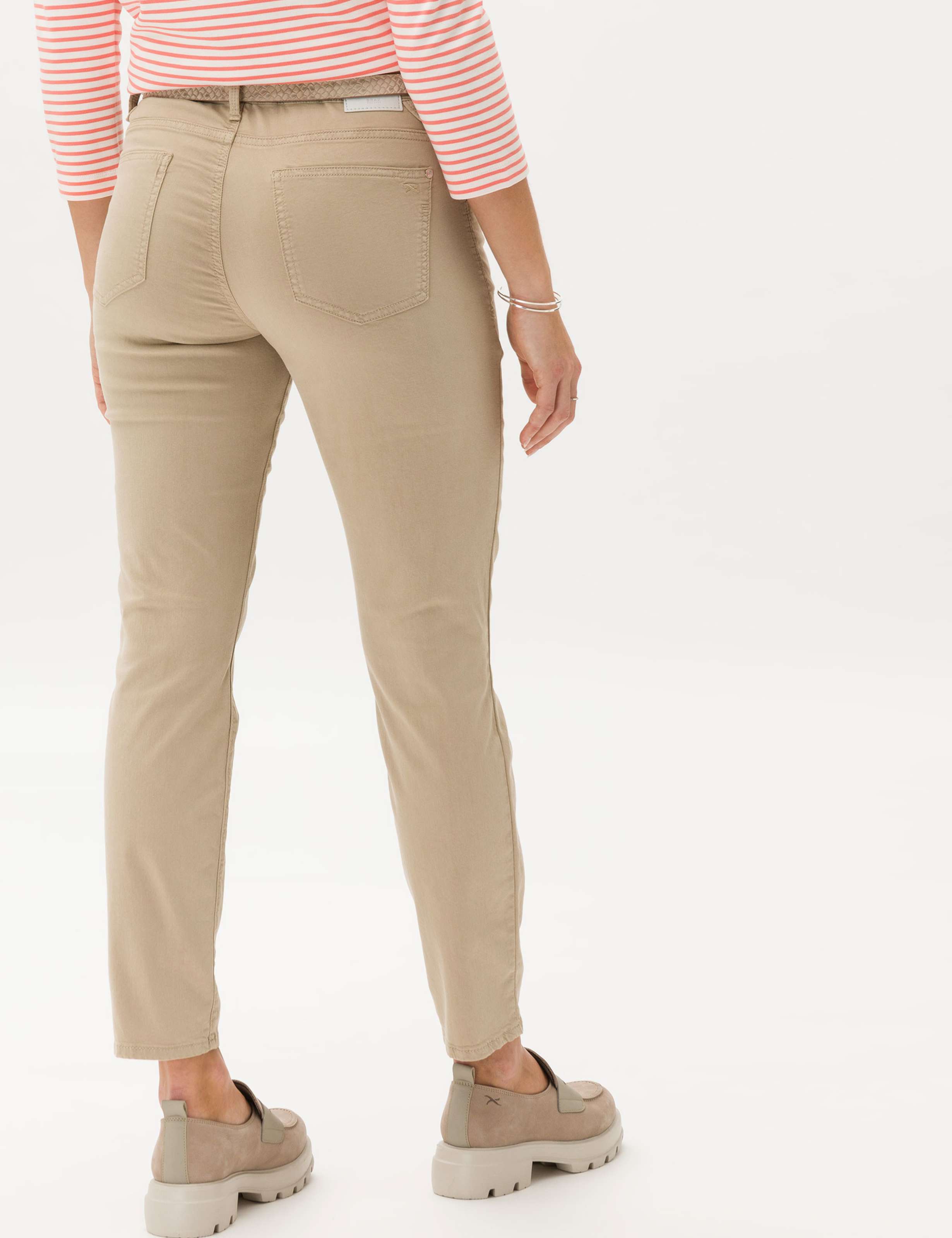 Women Style SHAKIRA S BEIGE Slim Fit Model back