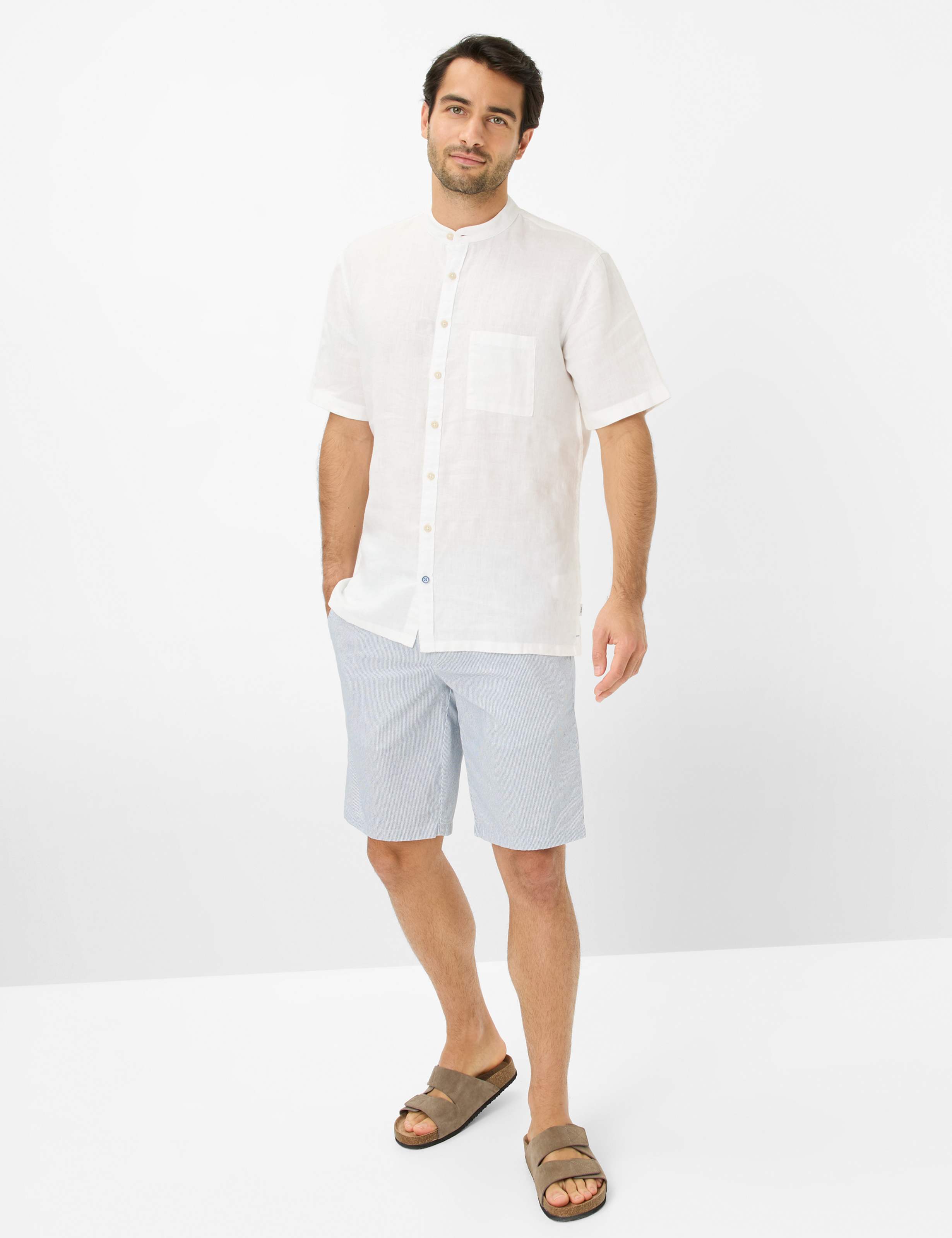 Men Style LIONEL White  Model Outfit