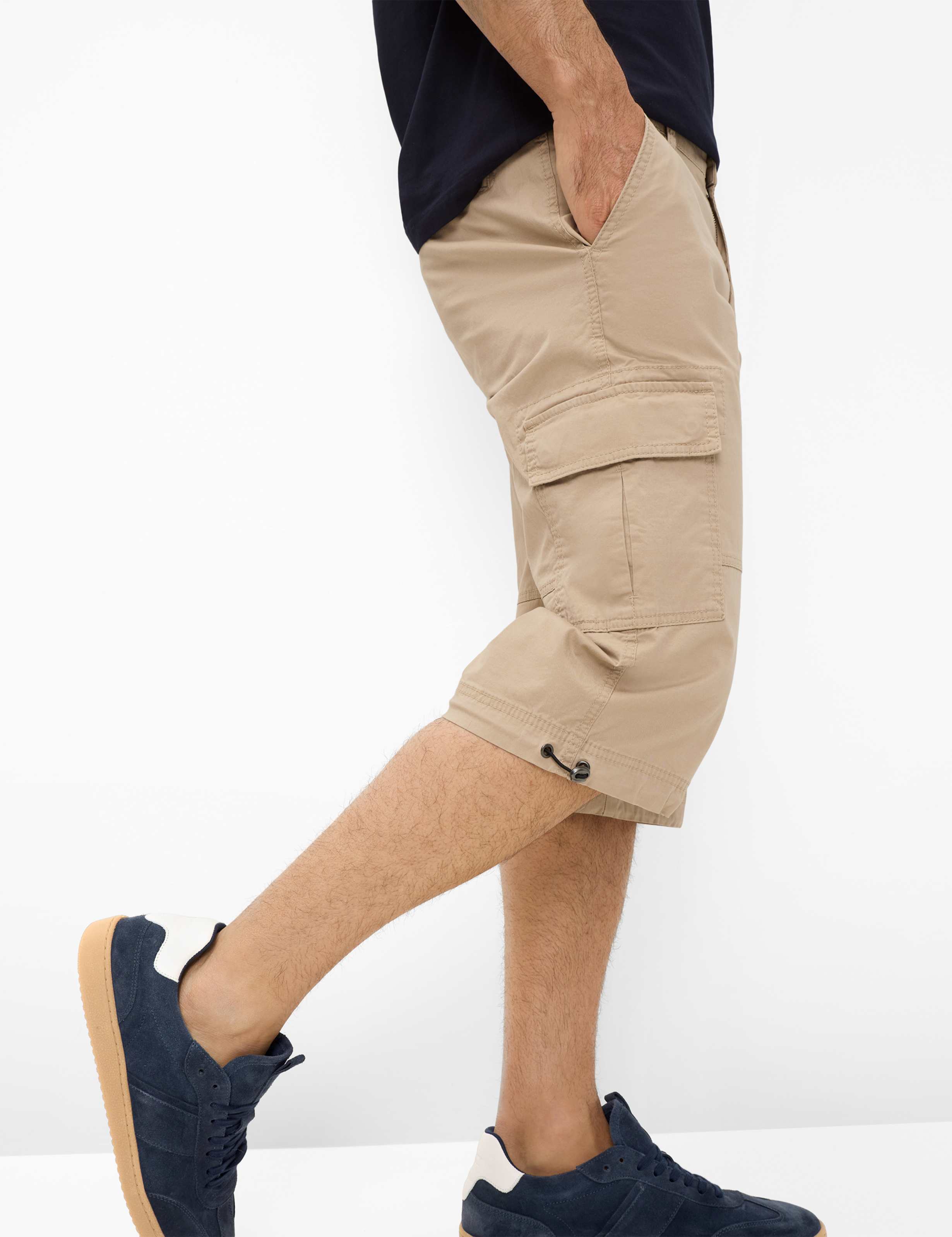 Herren Style BILL Beige Regular Fit Detail 1