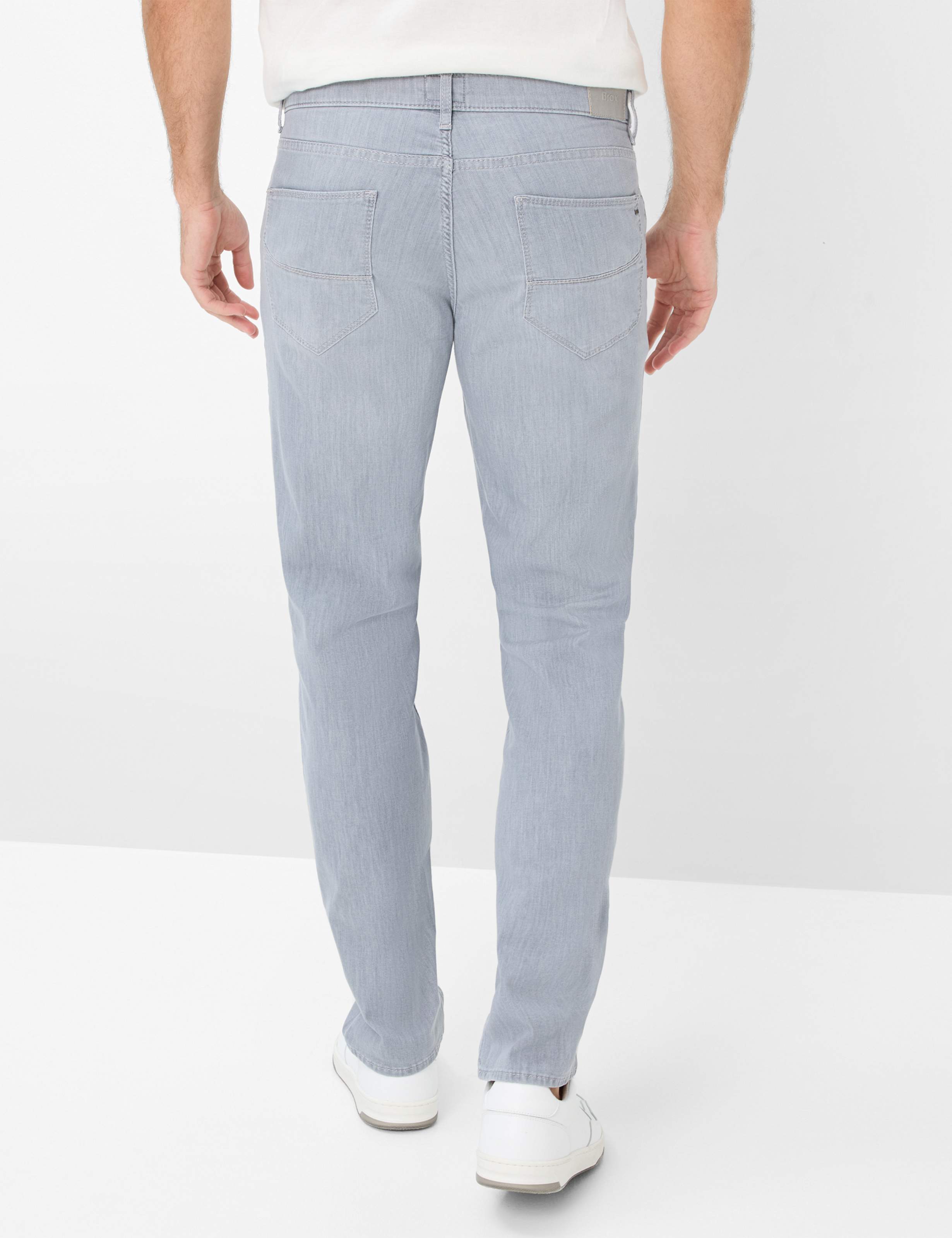 Men Style CADIZ Denim Medium Gray Straight Fit Model back