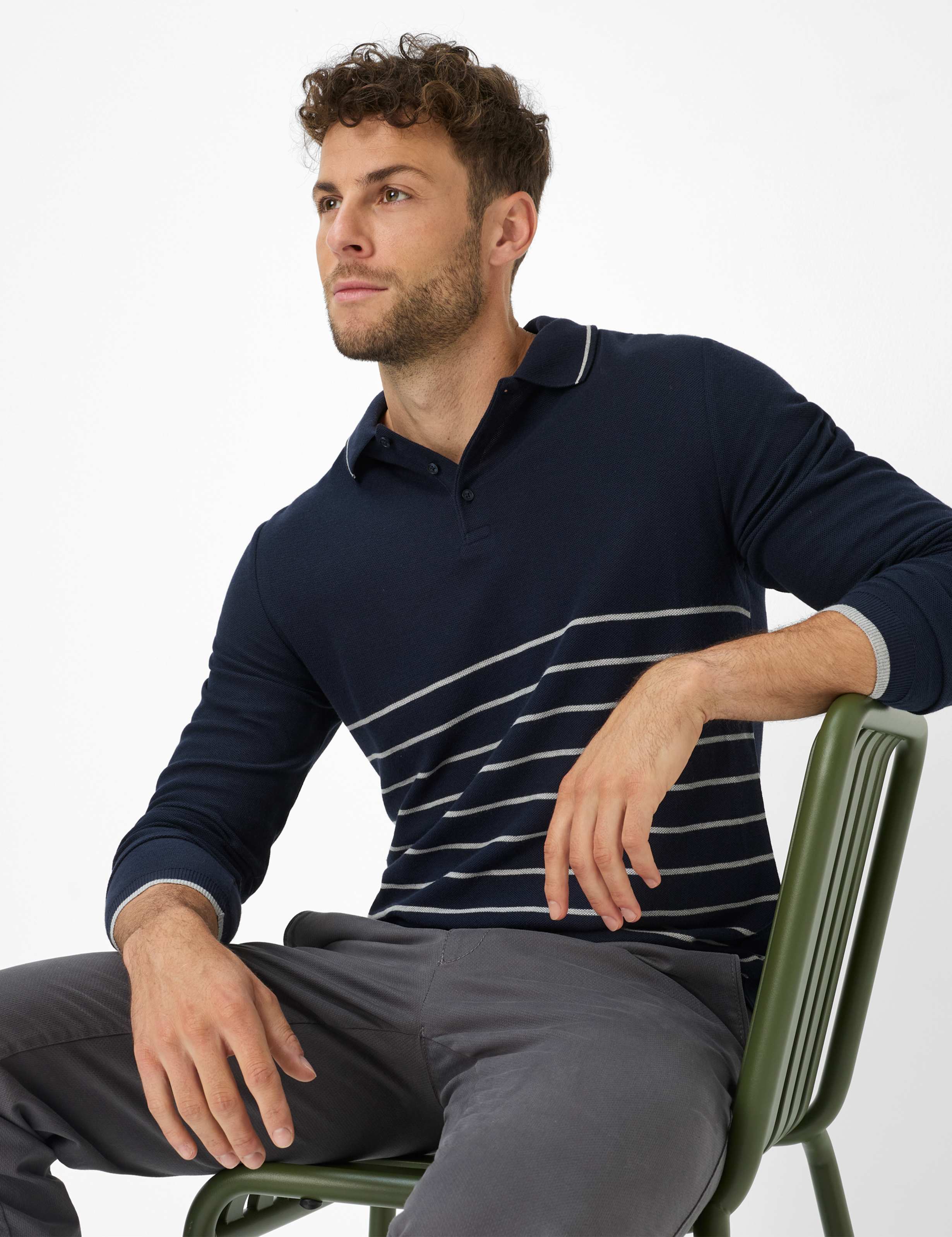 Men Style PAROS Dark Blue  Detail 1