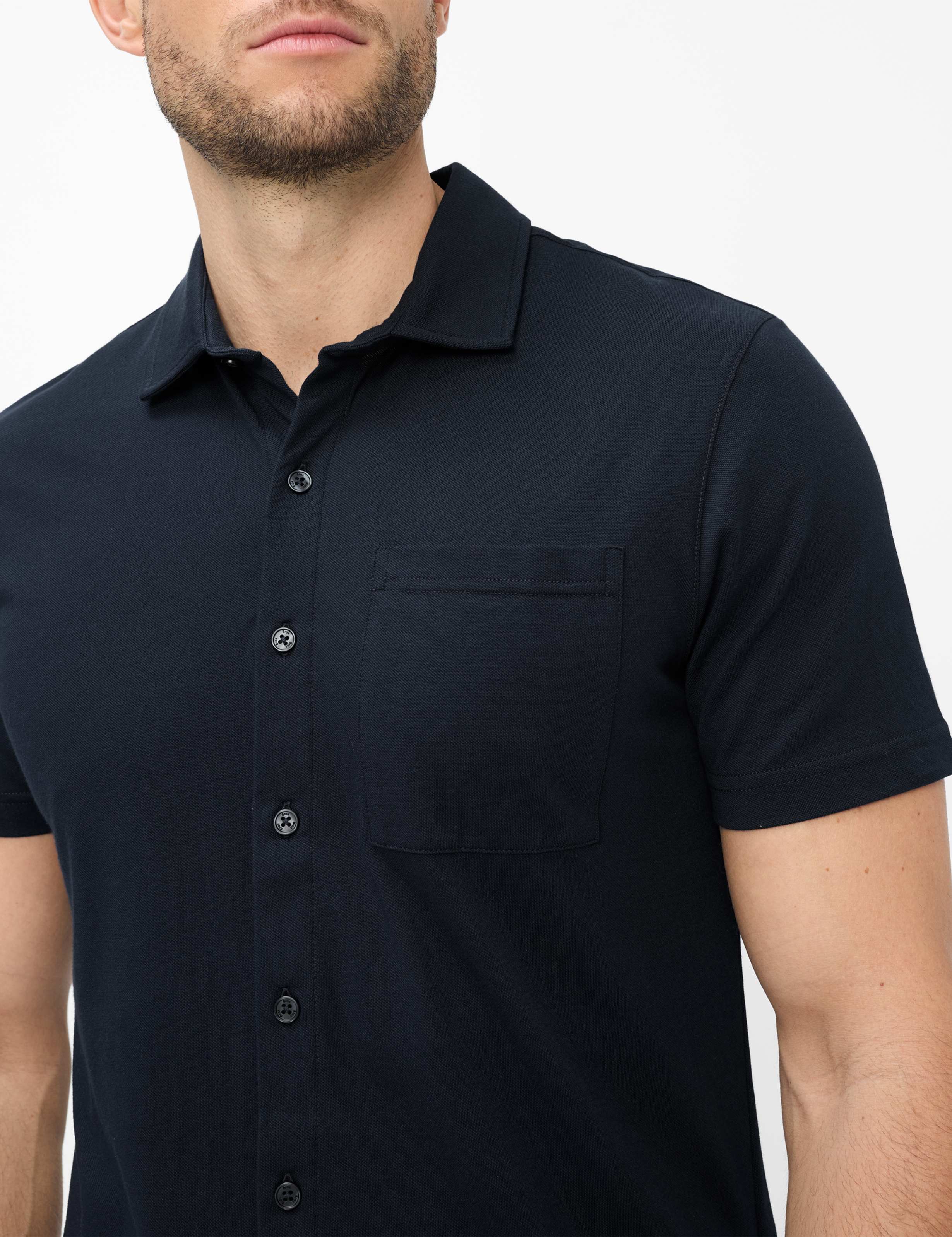 Homme Style PIROZ Bleu Foncé  Détail 2