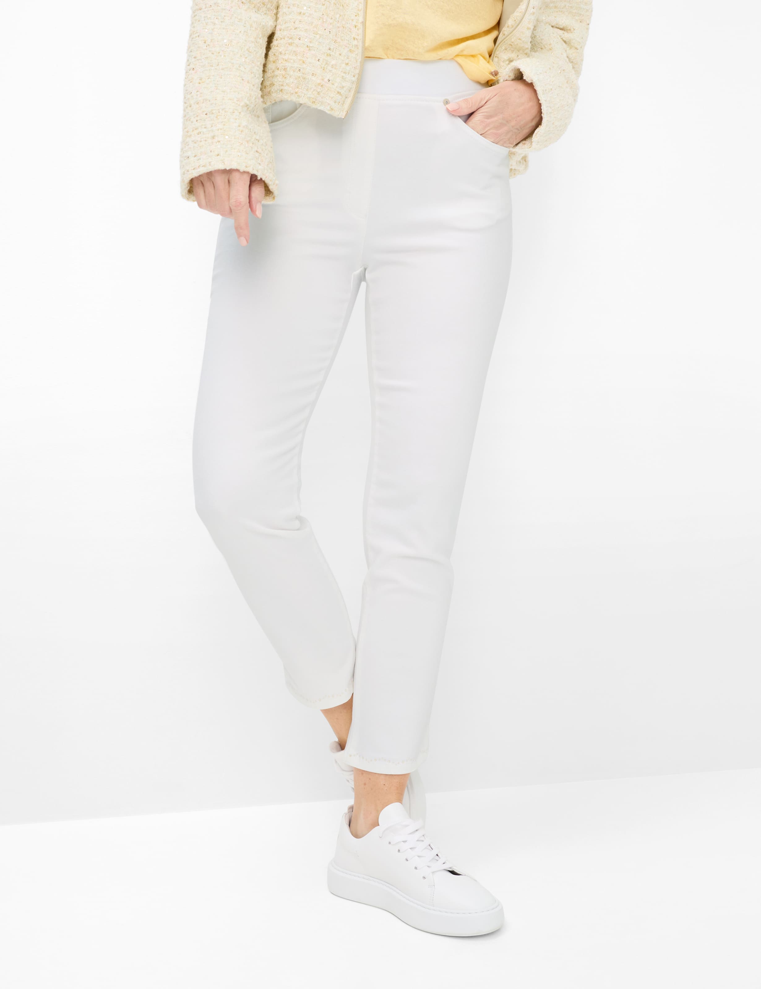 Tinten van wit, Dames, Style PAMINA 6/8, MODEL_FRONT_ISHOP