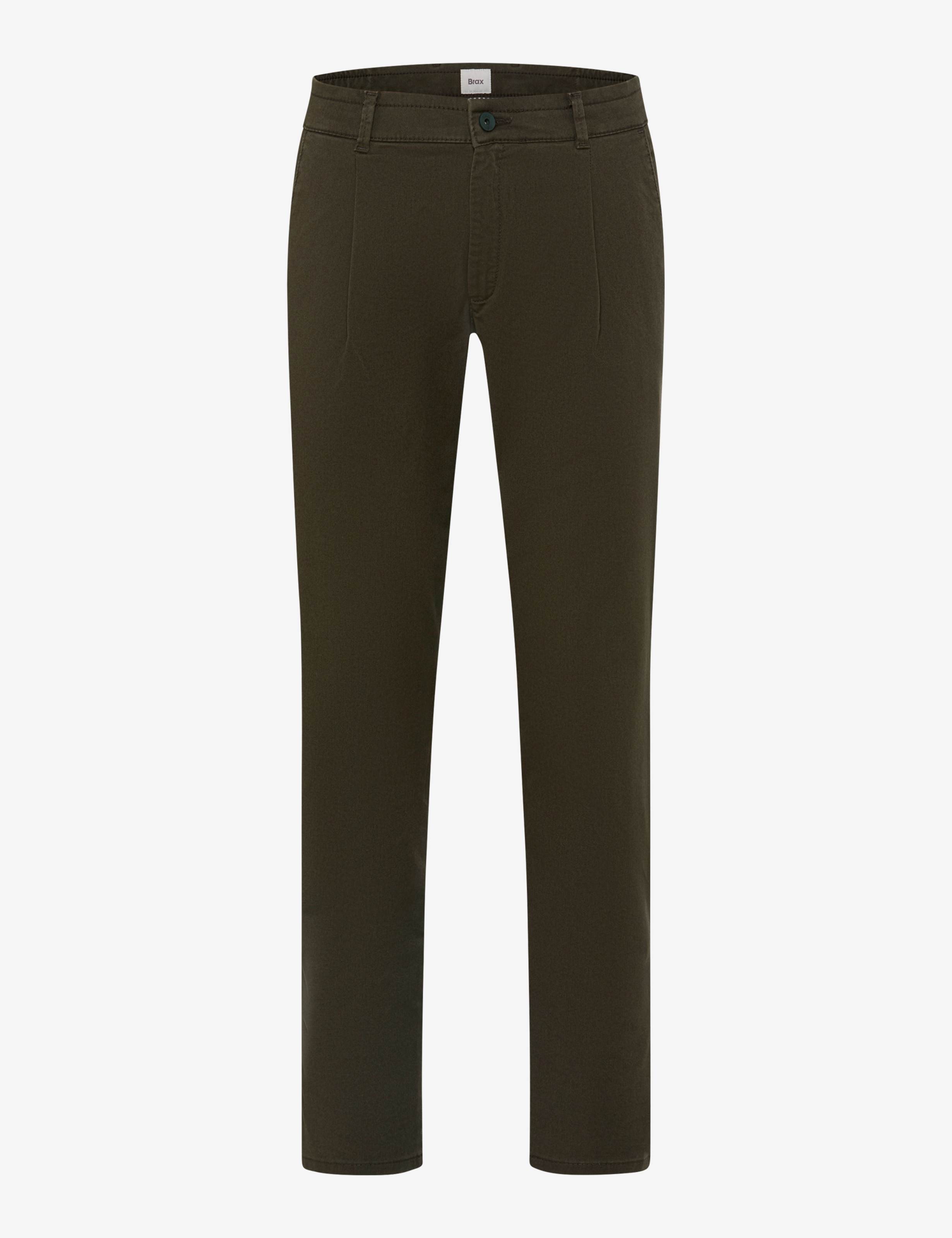 Homme Style TINO Vert Foncé Tapered Fit Détourage avant