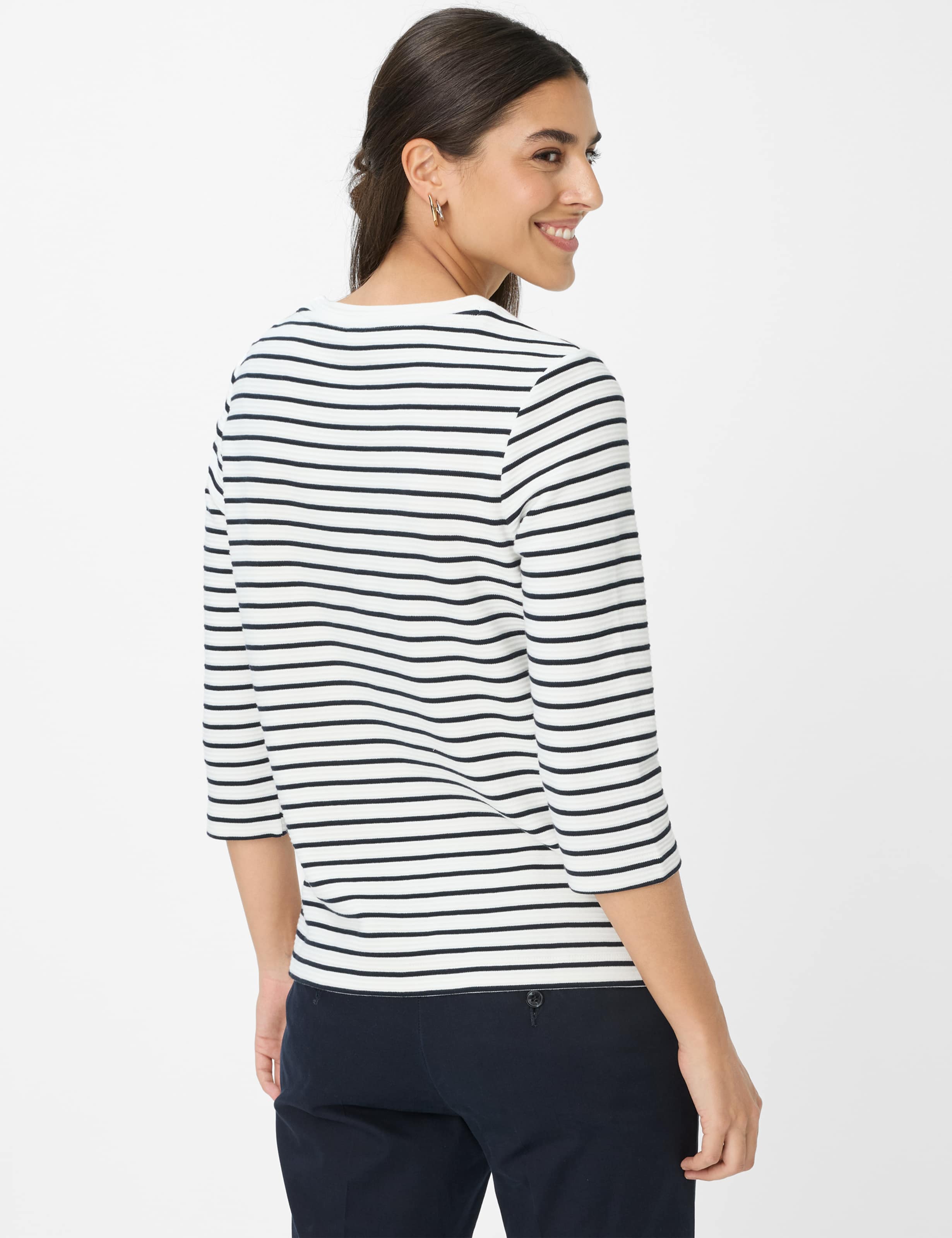 Thumbnail - Brax Damen Shirt Style BONNIE navy, dunkelblau, Gr. 44