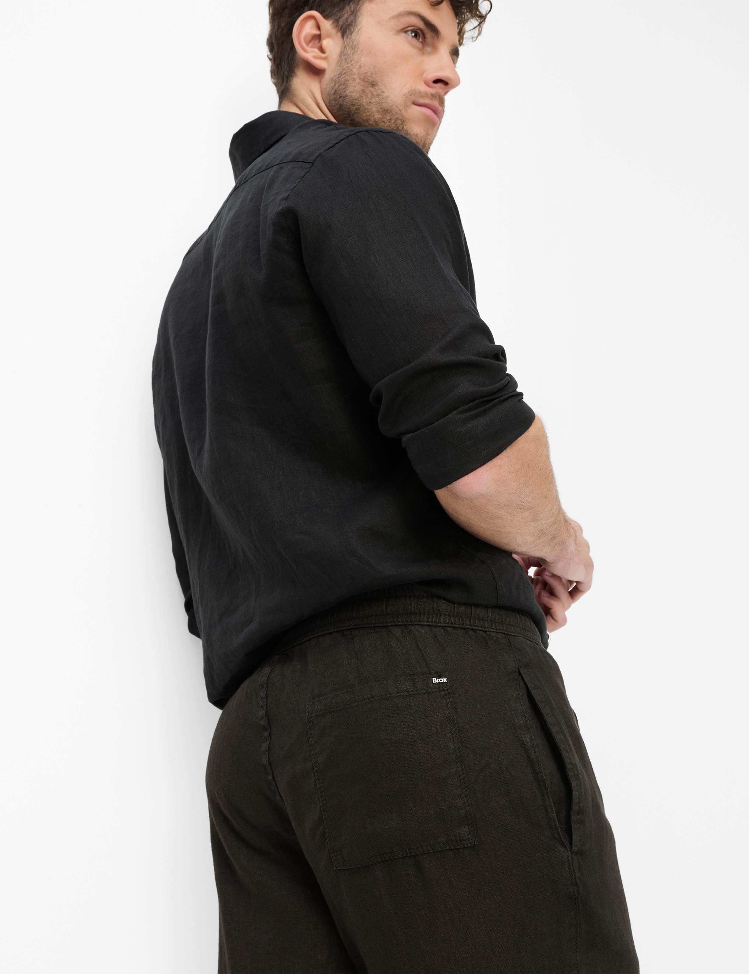 Herren Style ELIAS Schwarz Relaxed Fit Detail 1