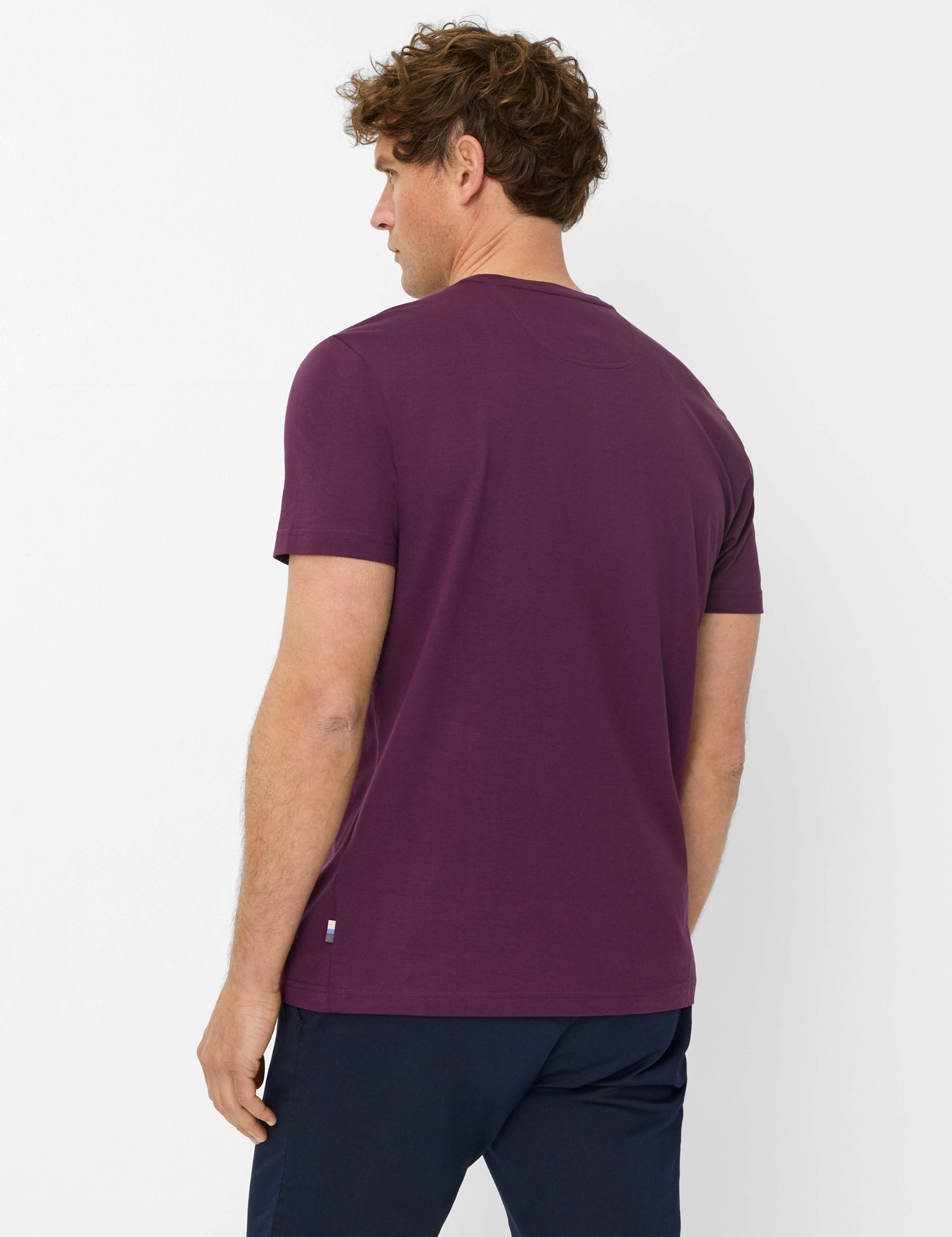 Herren Style TED Dunkles Lila  Model Rueck