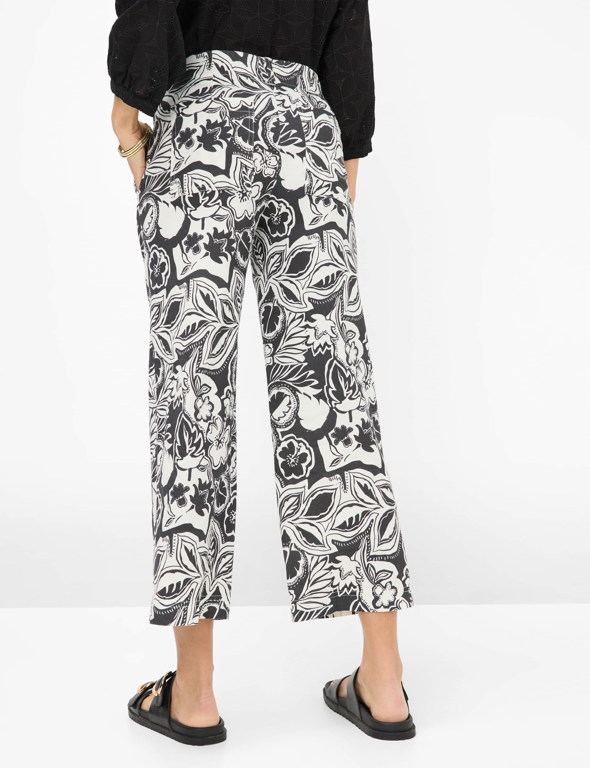 Women Style MAINE S Black Wide Leg Model back