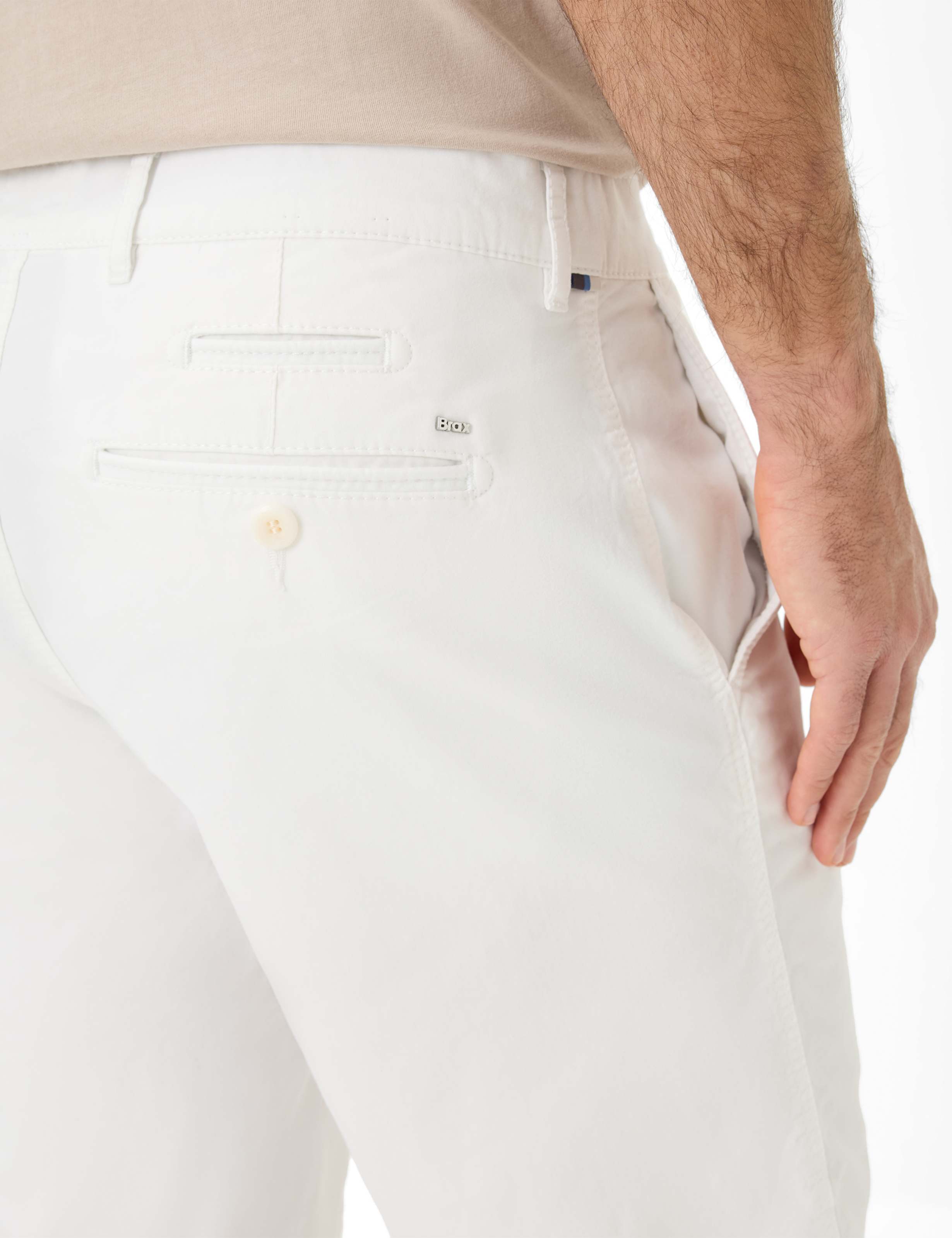 Men Style BARI White Regular Fit Detail 2