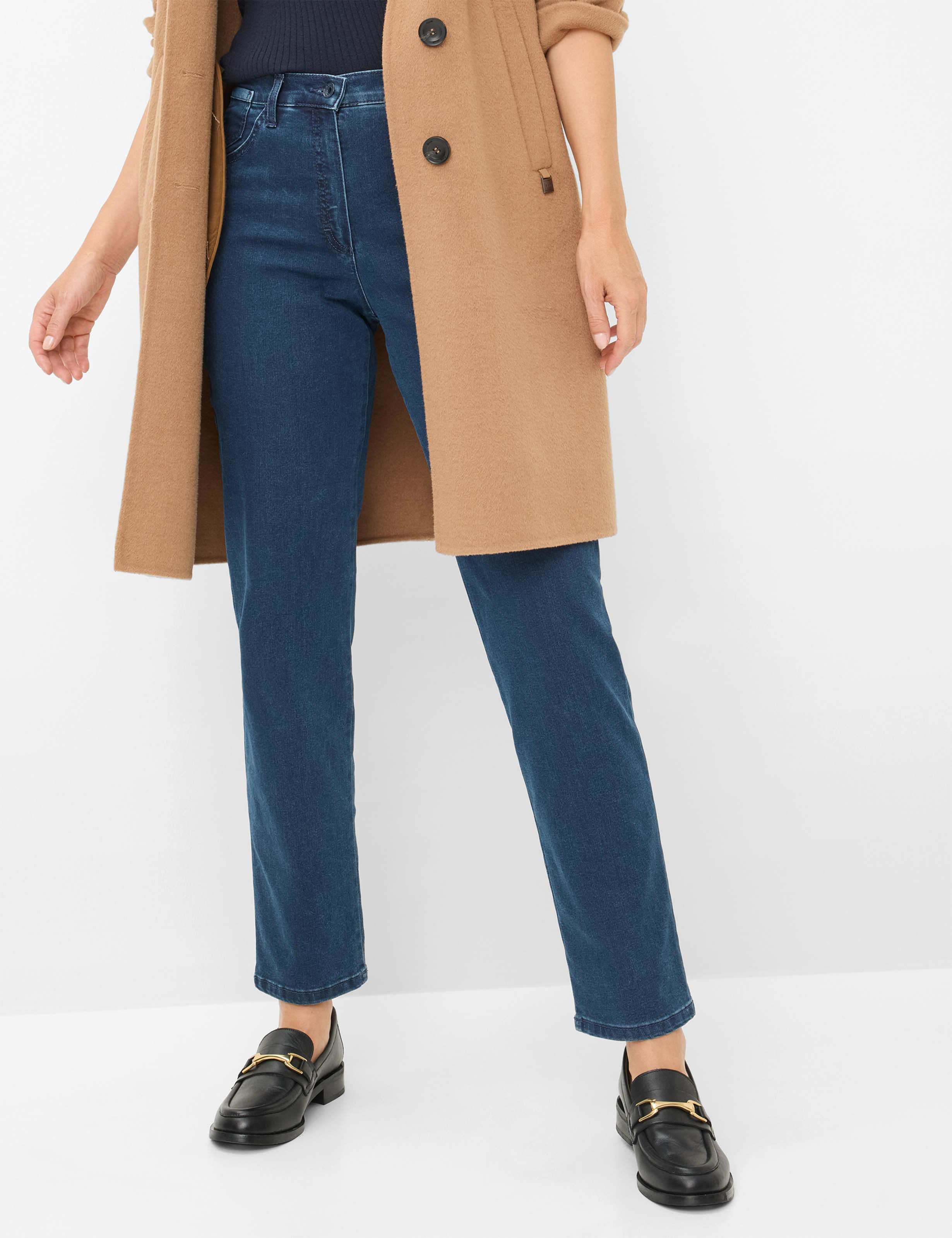 Thumbnail - Raphaela by Brax Damen Five-Pocket-Hose Style CORRY, denim blau, Gr. 48K