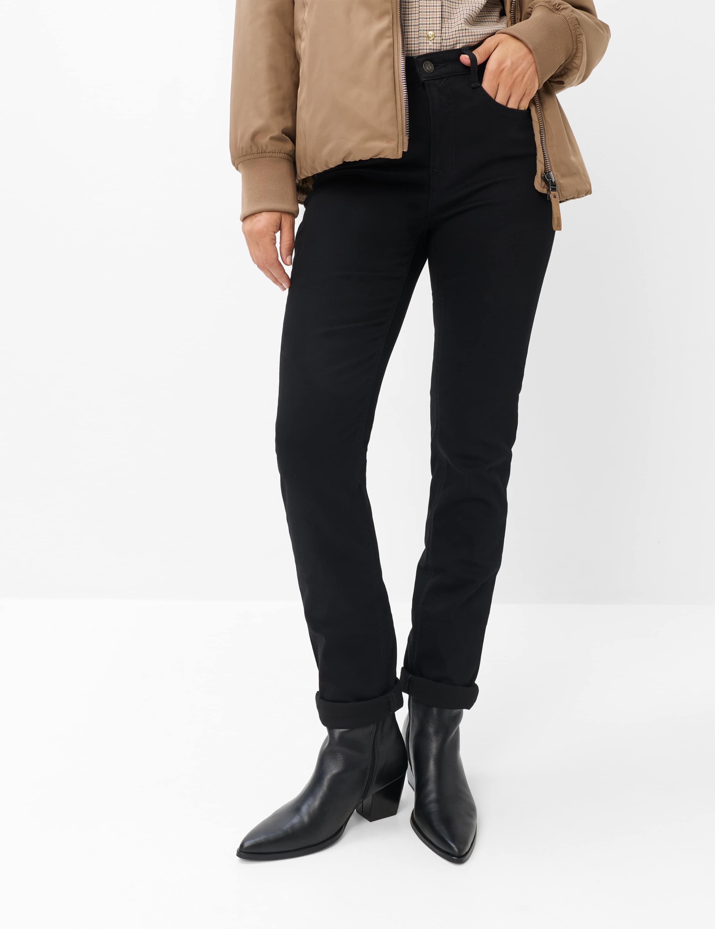 Noir, Femme, Style CAROLA, MODEL_FRONT_ISHOP