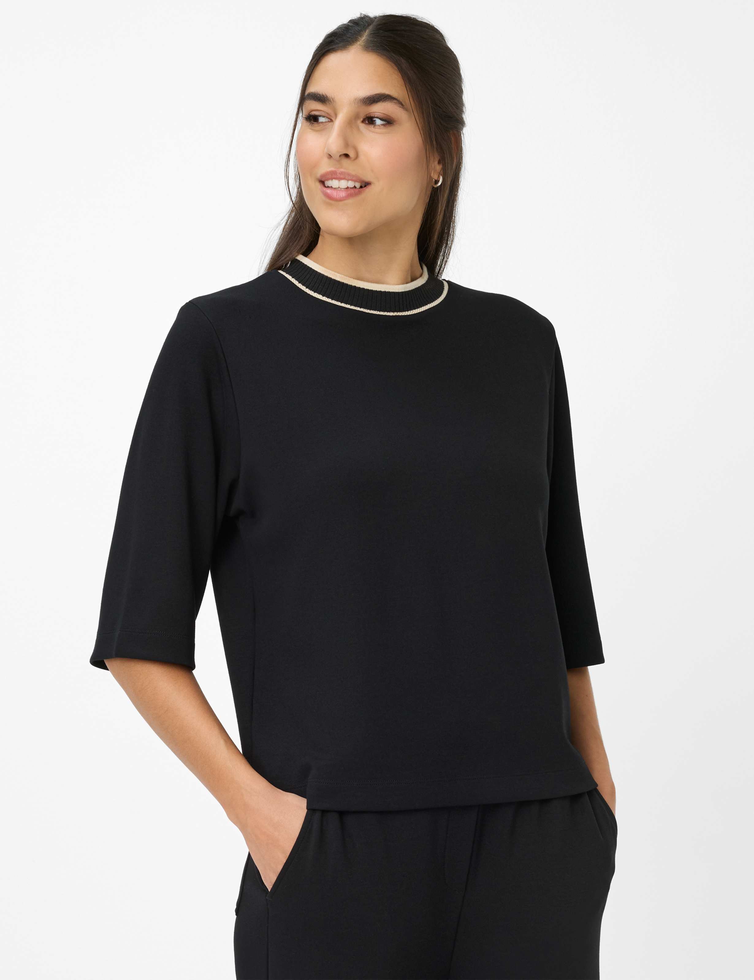 Schwarz, Damen, Style BERTA M, MODEL_FRONT_ISHOP
