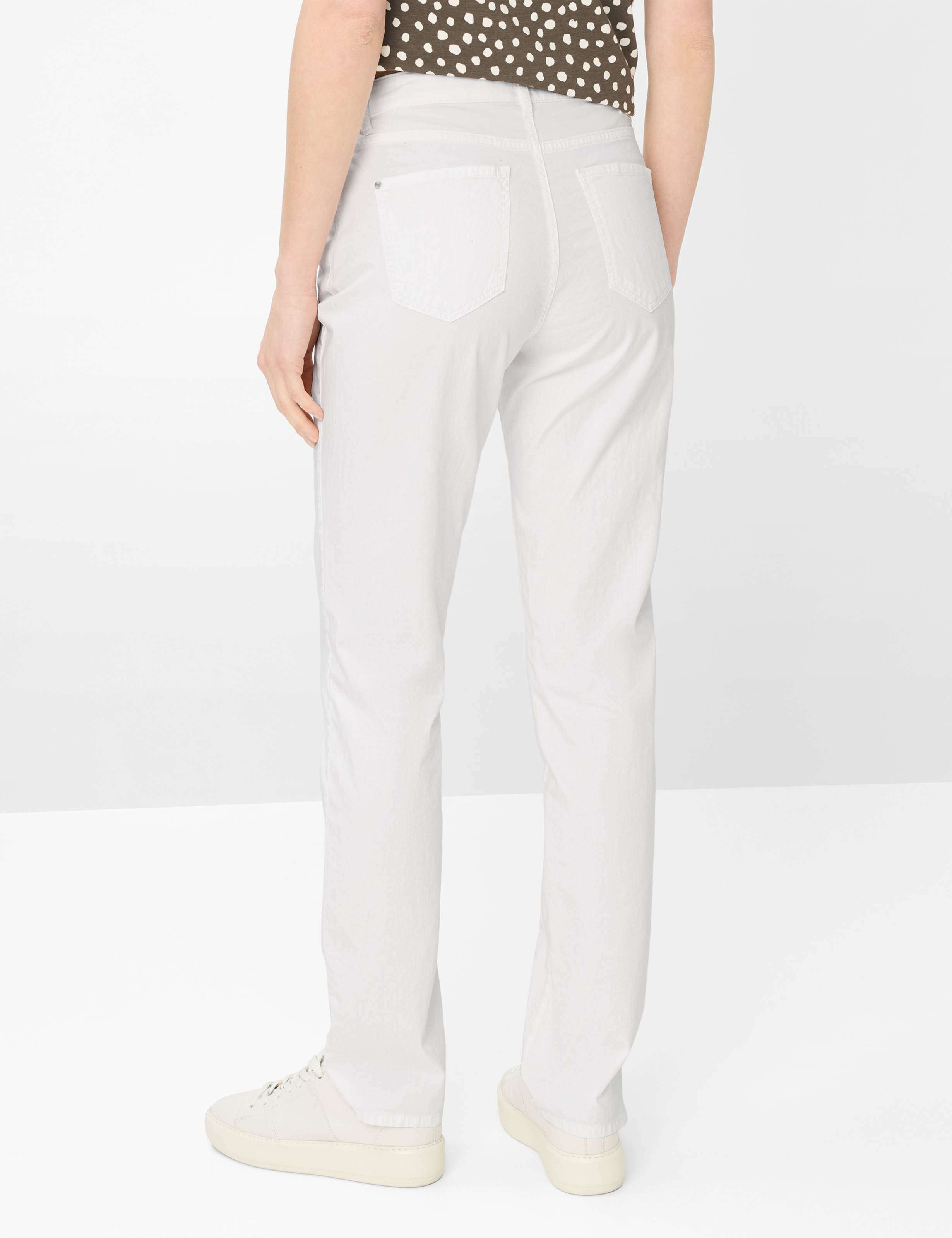 Thumbnail - Brax Damen Five-Pocket-Hose Style MARY WHITE, weiß, Gr. 40