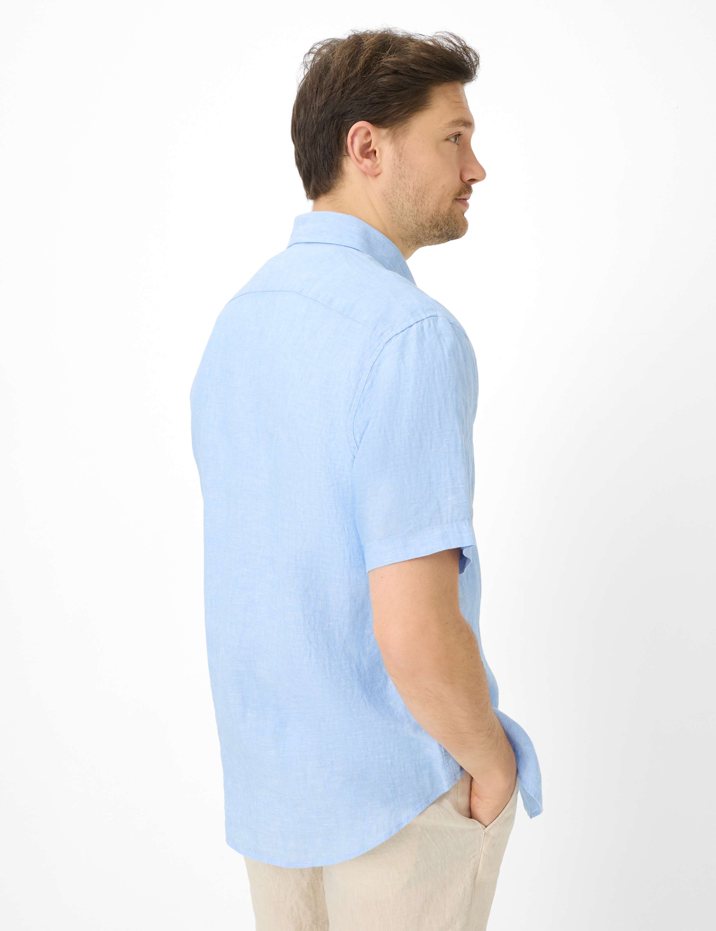 Thumbnail - Brax Herren Hemd Style DAN sky, hellblau, Gr. XXL