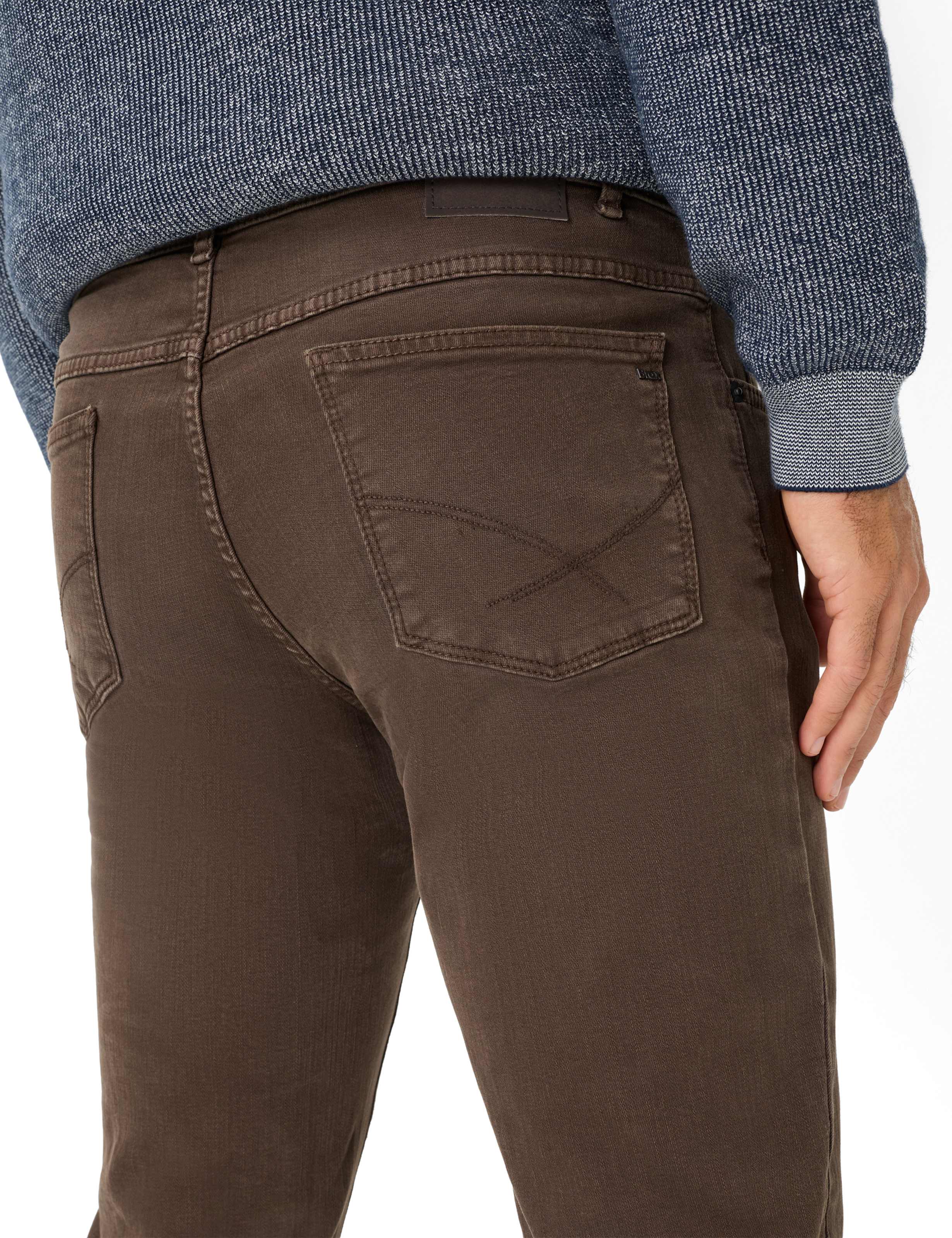 Men Style COOPER Dark Brown Regular Fit Detail 2